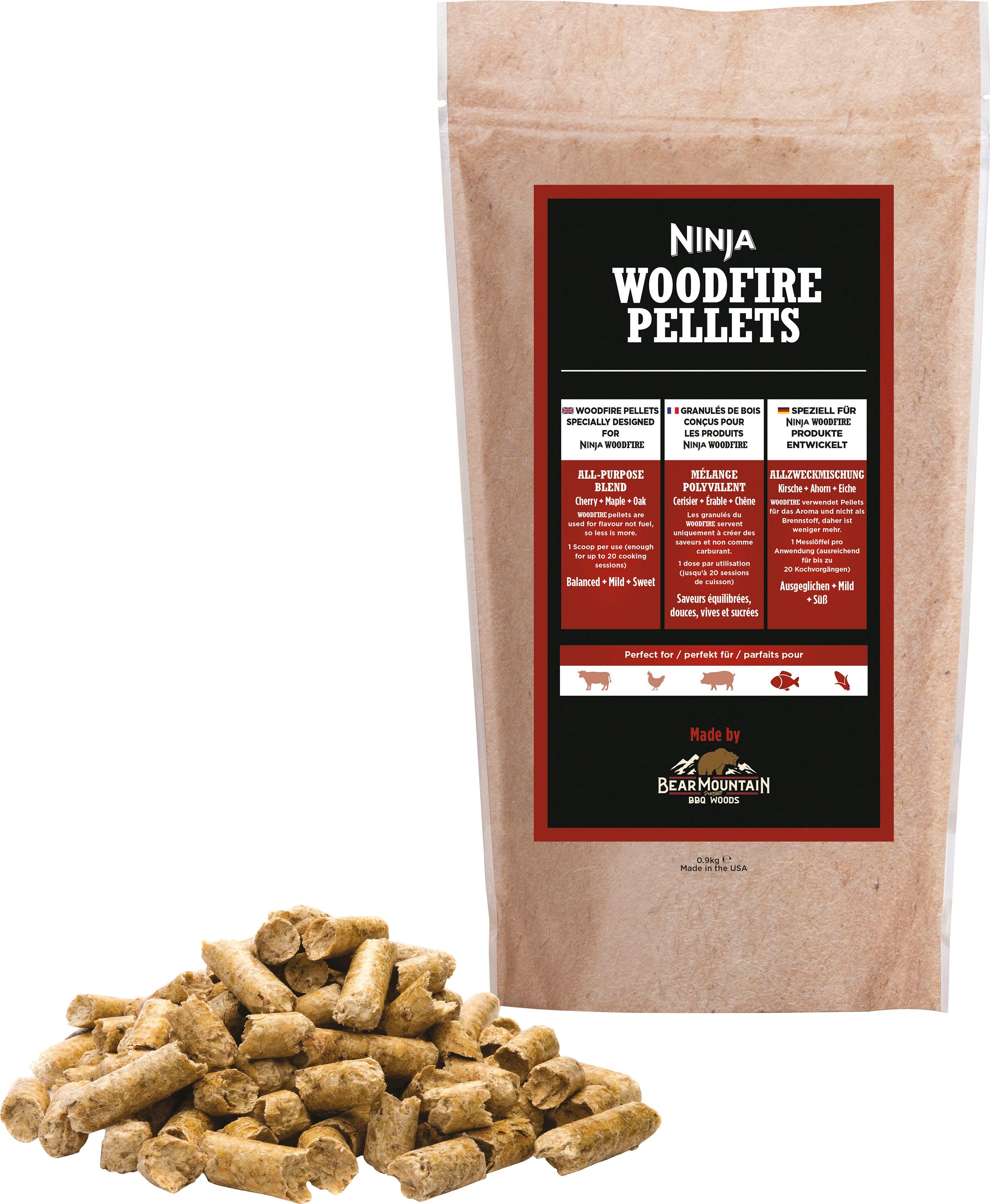 Holzpellets Ninja Woodfire Pellets Allzweckmischung 900g XSKOGAPLT2EU
