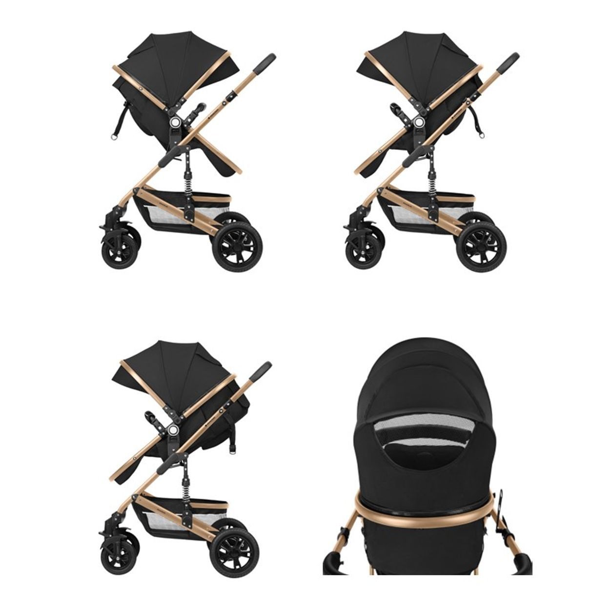 Kombi-Kinderwagen Kinderwagen 3 in 1 Amaia