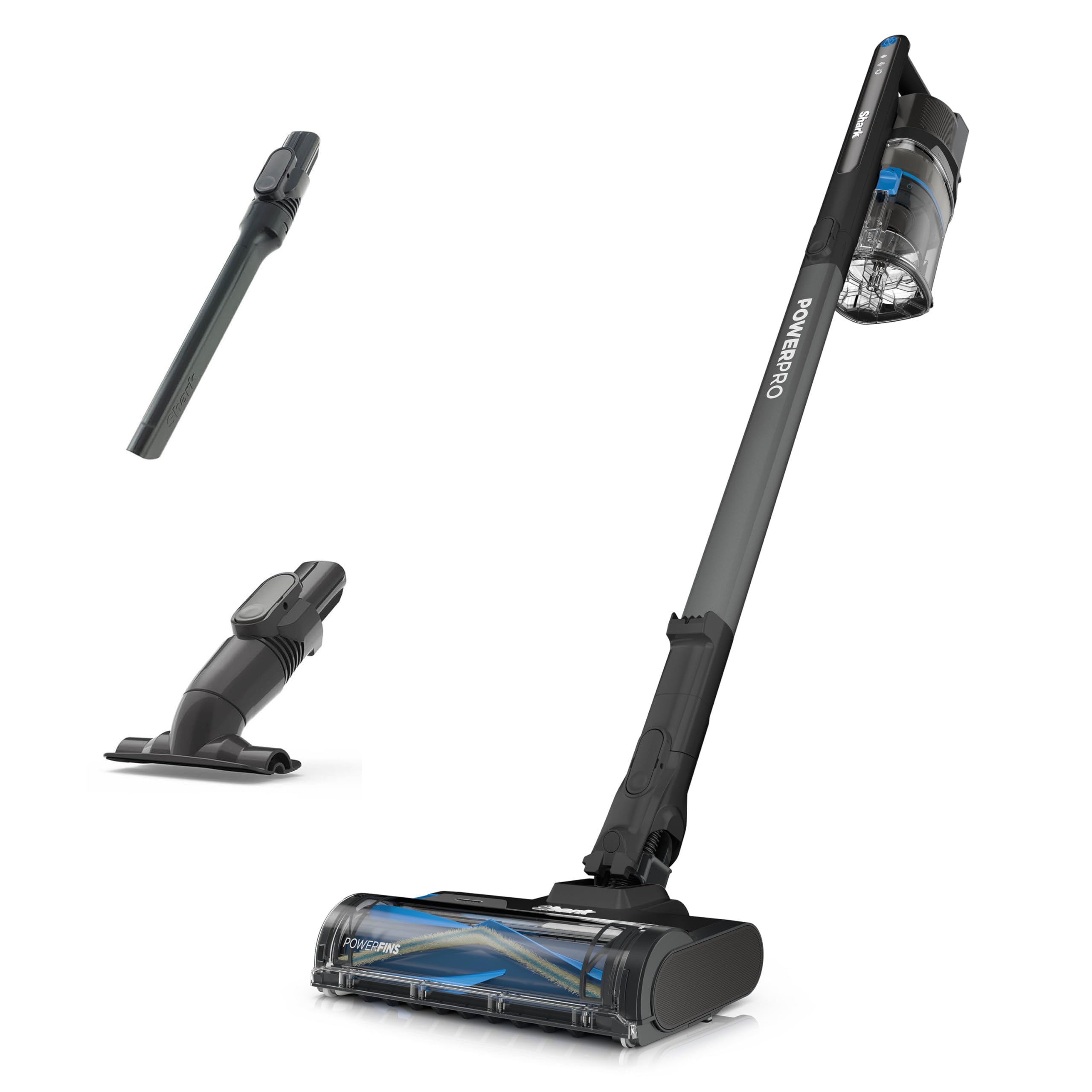 PowerPro Akku-Staubsauger freistehend bis 50 Min. Laufzeit 181 W FloorDetect Anti-Hair-Wrap Handstaubsauger 0,7 l Staubbehälter