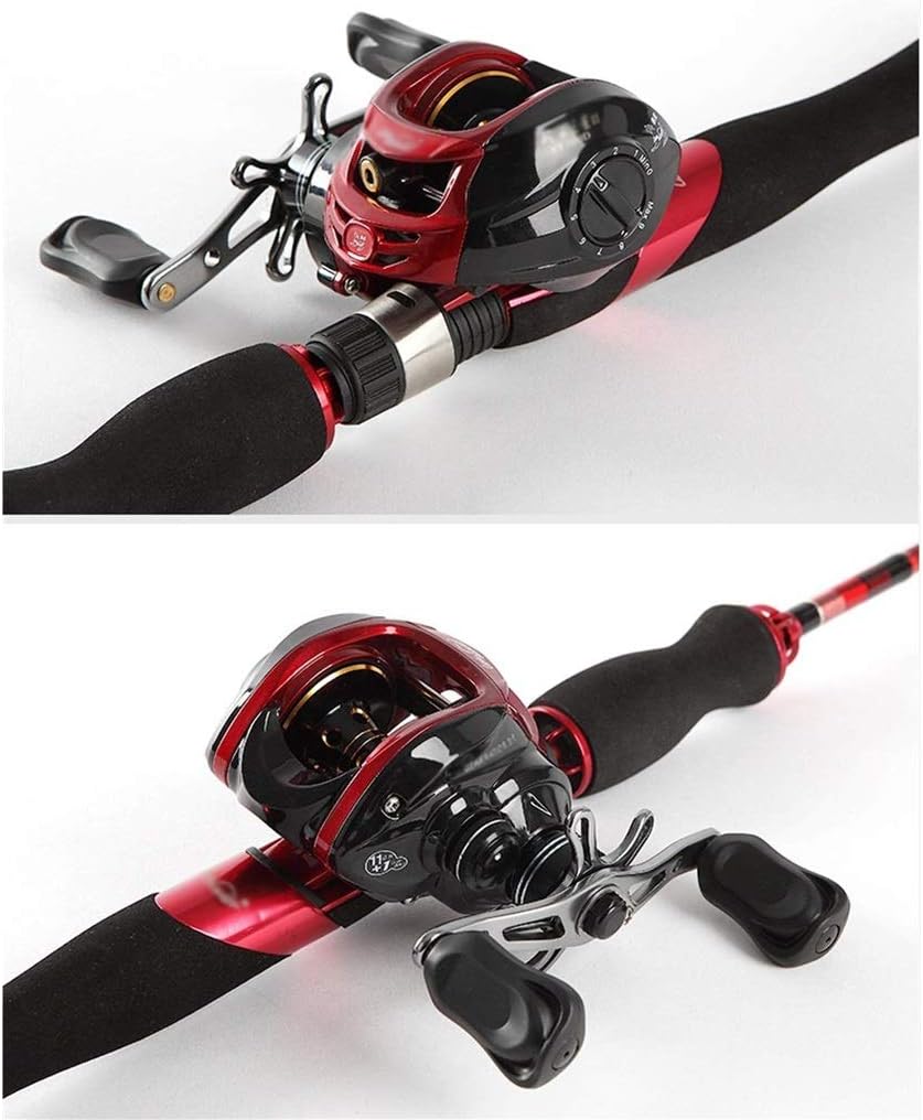 Angelrolle Wassertropfen-Radlager, magnetische Bremse, Langstrecken-Anti-Explosionslinie, Black Ray Fishing Tropfrad(D)
