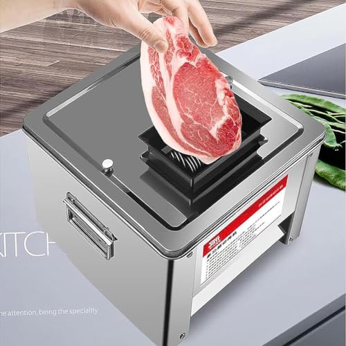 Tagliacarne Elettrico 850w Affettatrice Commerciale Affettatrice 130KG/H Macchina Automatica per Tagliare la Carne a Cubi a Fette in Acciaio Inossidabile per Pollo Pesce Manzo Strisce di Carne 7.0mm : Amazon.it: Casa e cucina