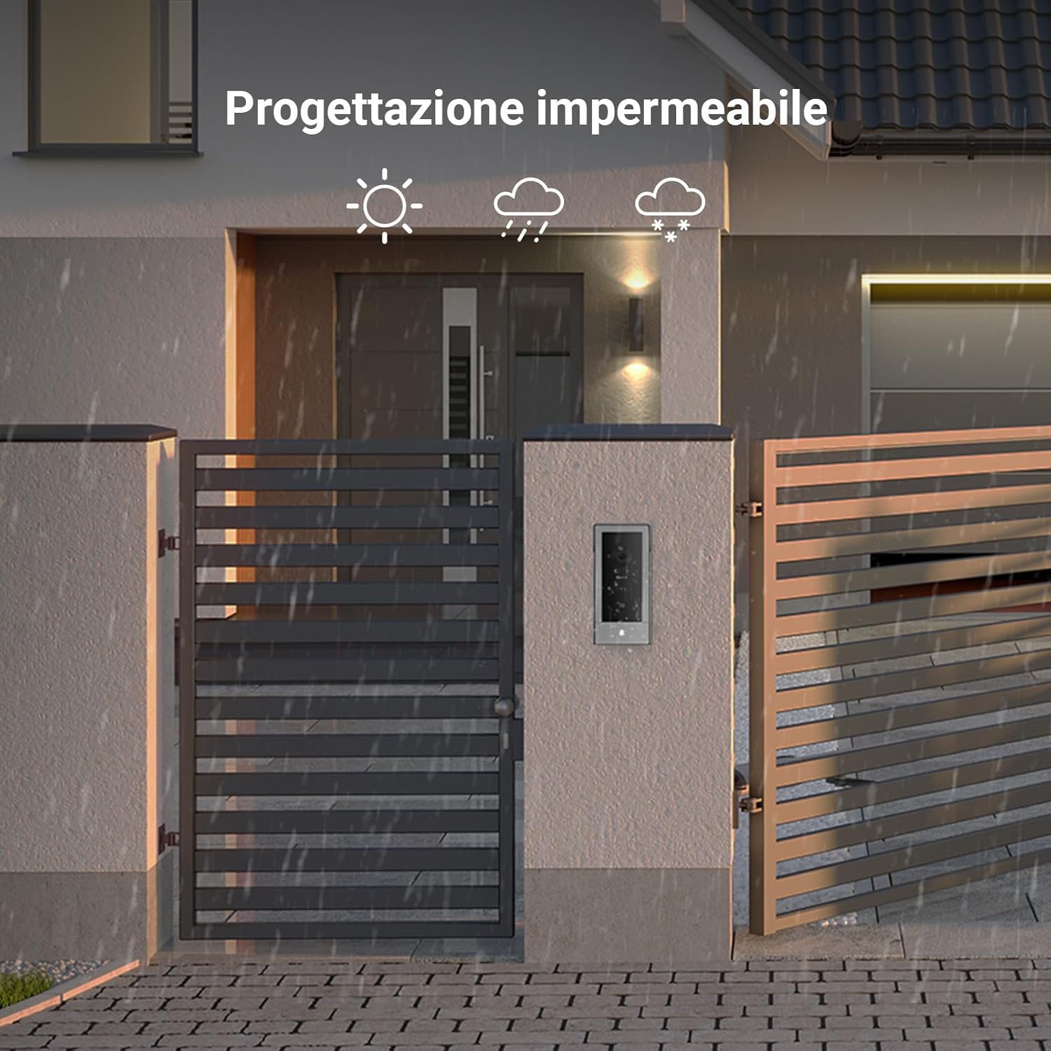 EZVIZ CP5 Videocitofono WiFi con Schermo Touch Screen a Colori da 7