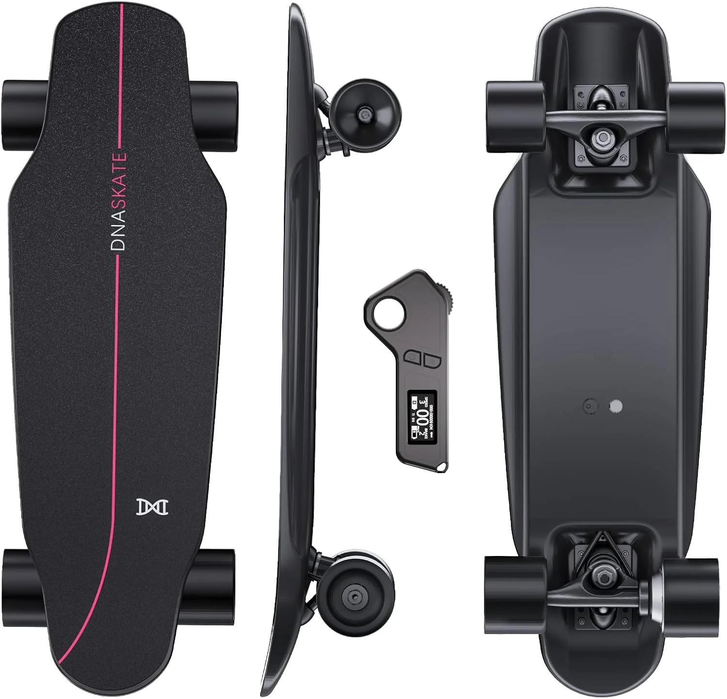 DNASKATE M8 Electric Skateboard with Remote 15/22 Mph Top Speed 9/15/Miles Range