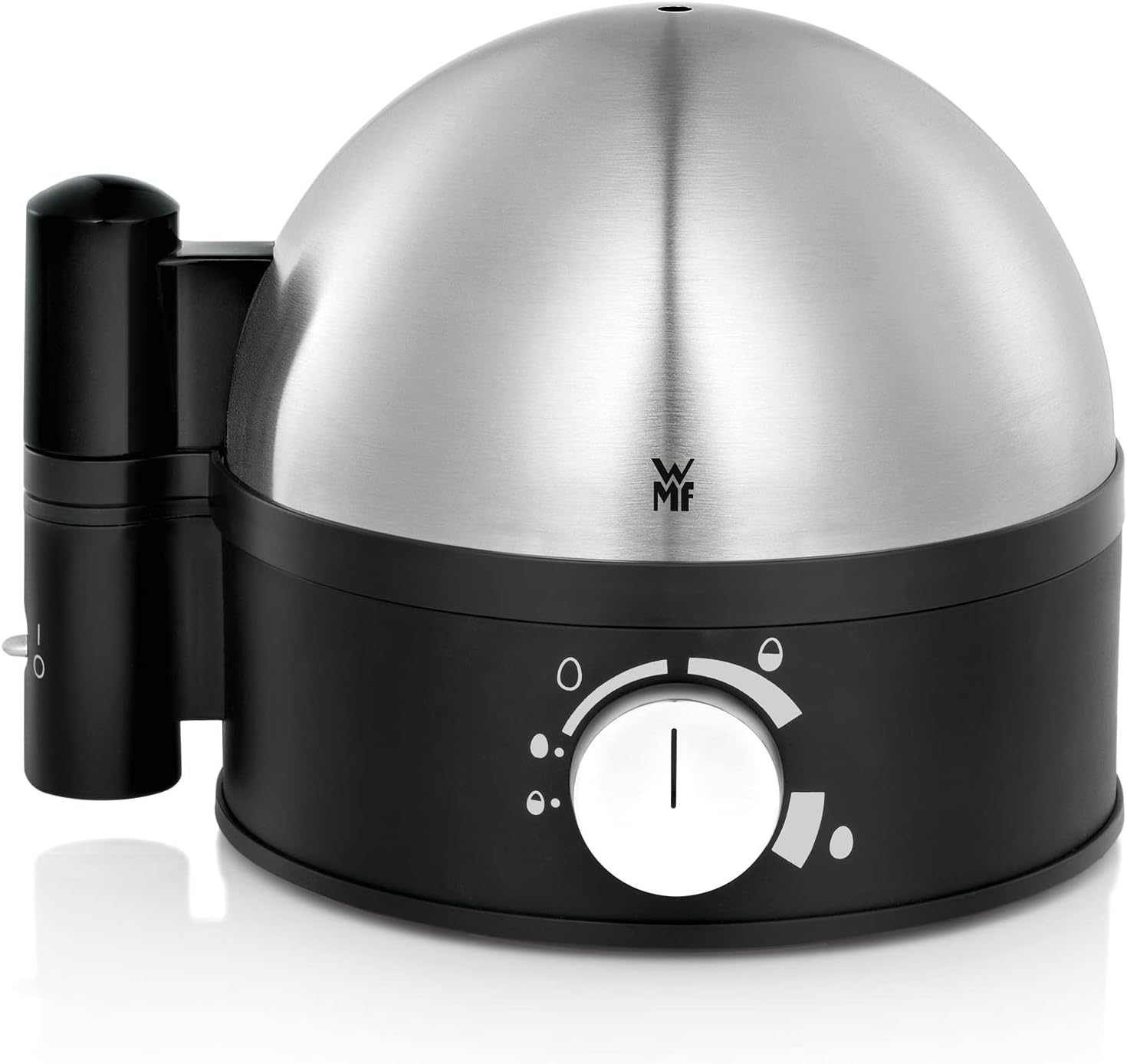 WMF Lono Toaster Glas mit Brtchenaufsatz, 2 Scheiben, XXL, motorisierte Toastaufnahme, Aufwrm-Funktion, 7 Brunungsstufen, Toaster edelstahl matt