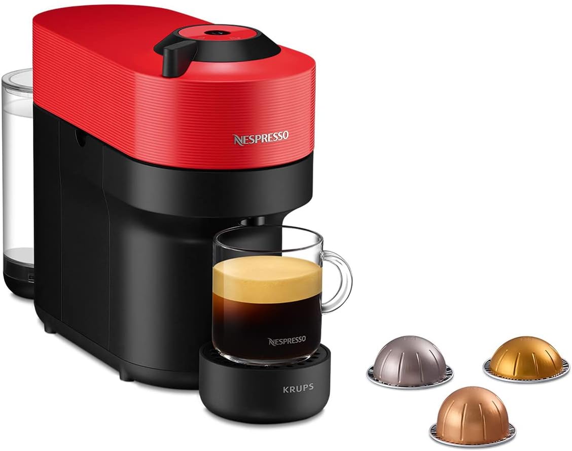Nespresso Krups Vertuo Pop XN9204K, Macchina caffè, Aqua Mint, Sistema Capsule Vertuo, Serbatoio acqua 0.56L