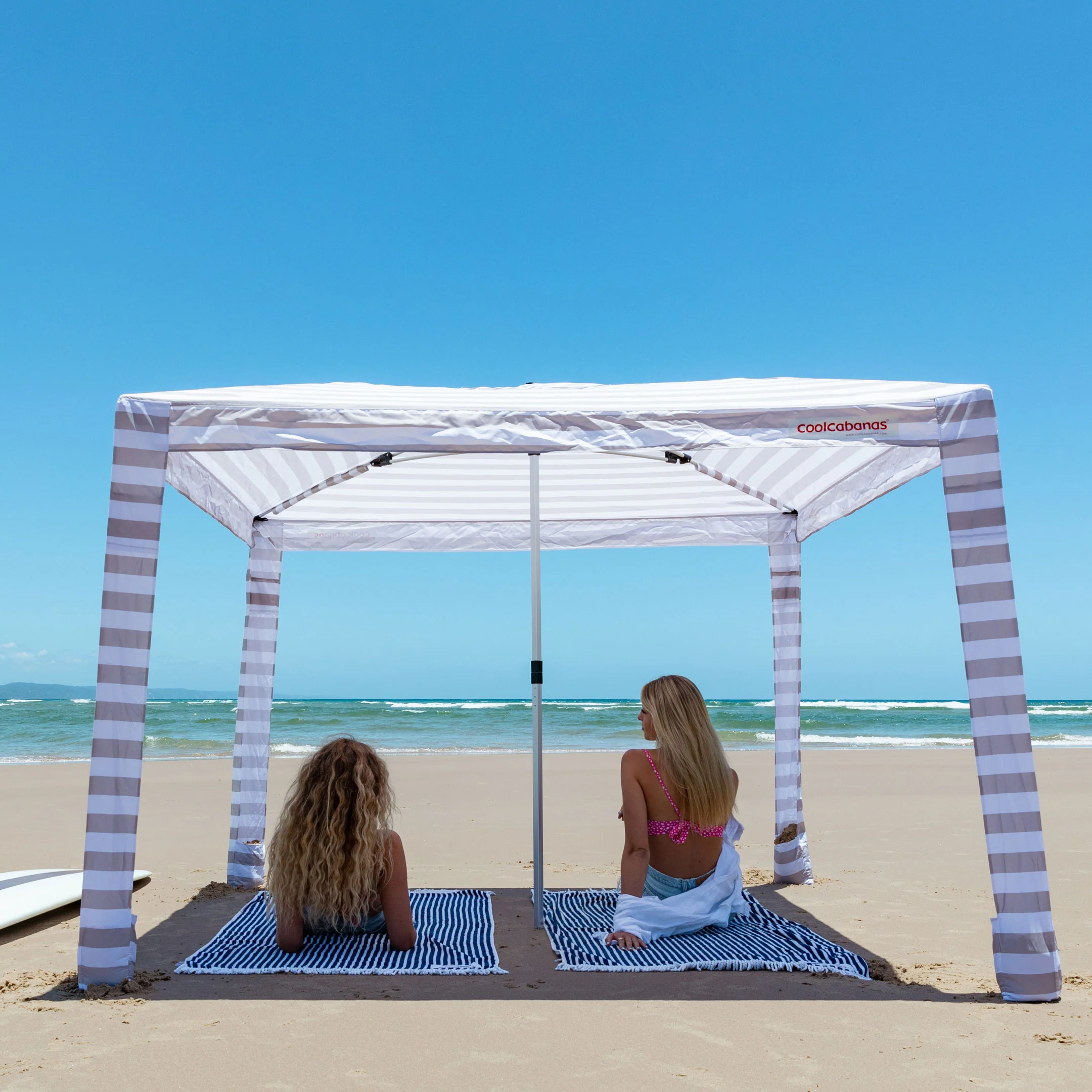 CoolCabana 5 Ombreggiatura da Spiaggia - Protezione UPF 50+, Ampia Zona d’Ombra