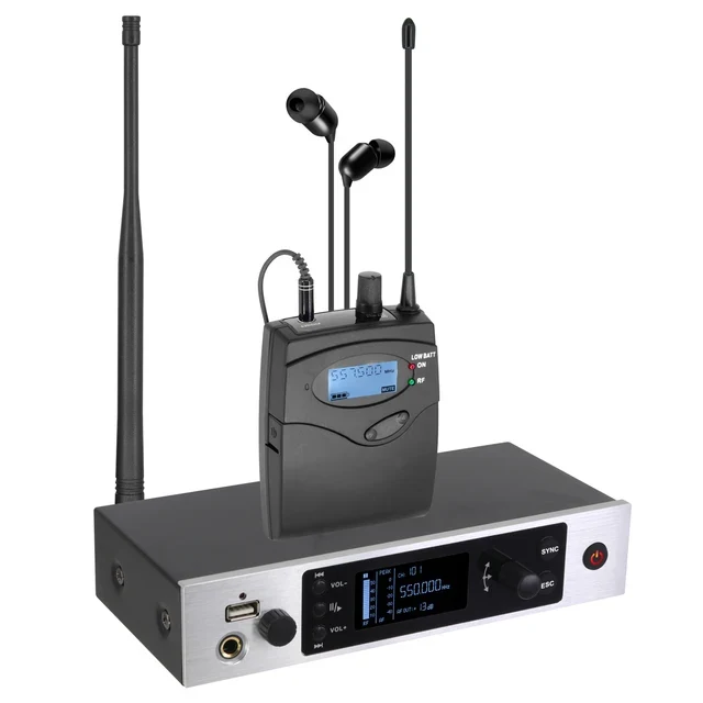 ERZHEN Wireless In-Ear Monitor System Headphone Monitoring #IEMG5-W