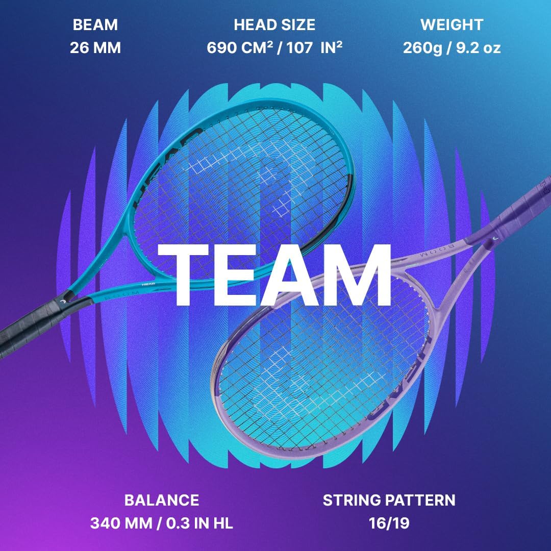 Head Boom Team 2026 Unstrung Tennis Racket 3