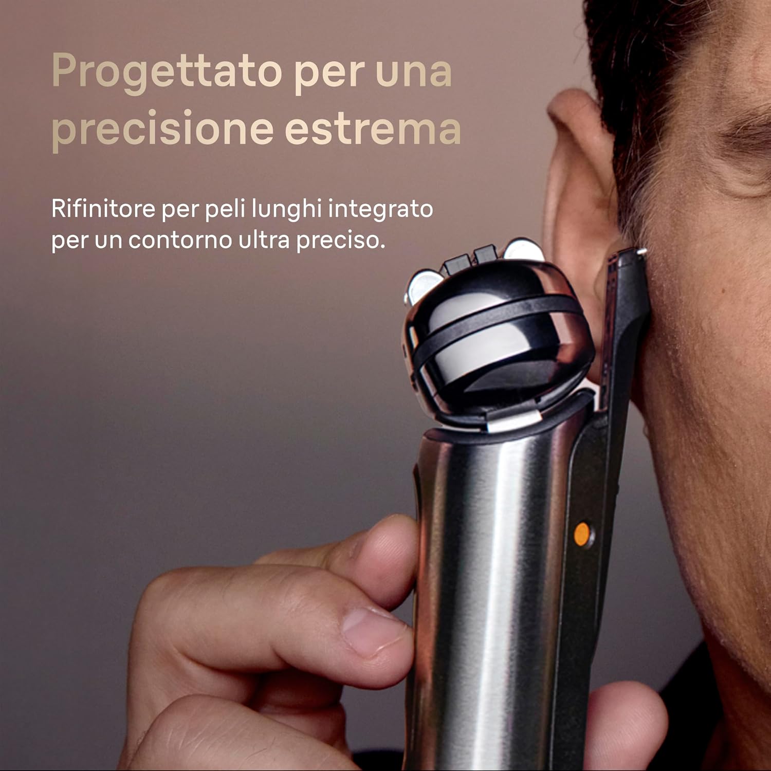 Braun NEVO Rasoio Elettrico Barba, Custodia Da Viaggio, NEVO11005C, Argento
