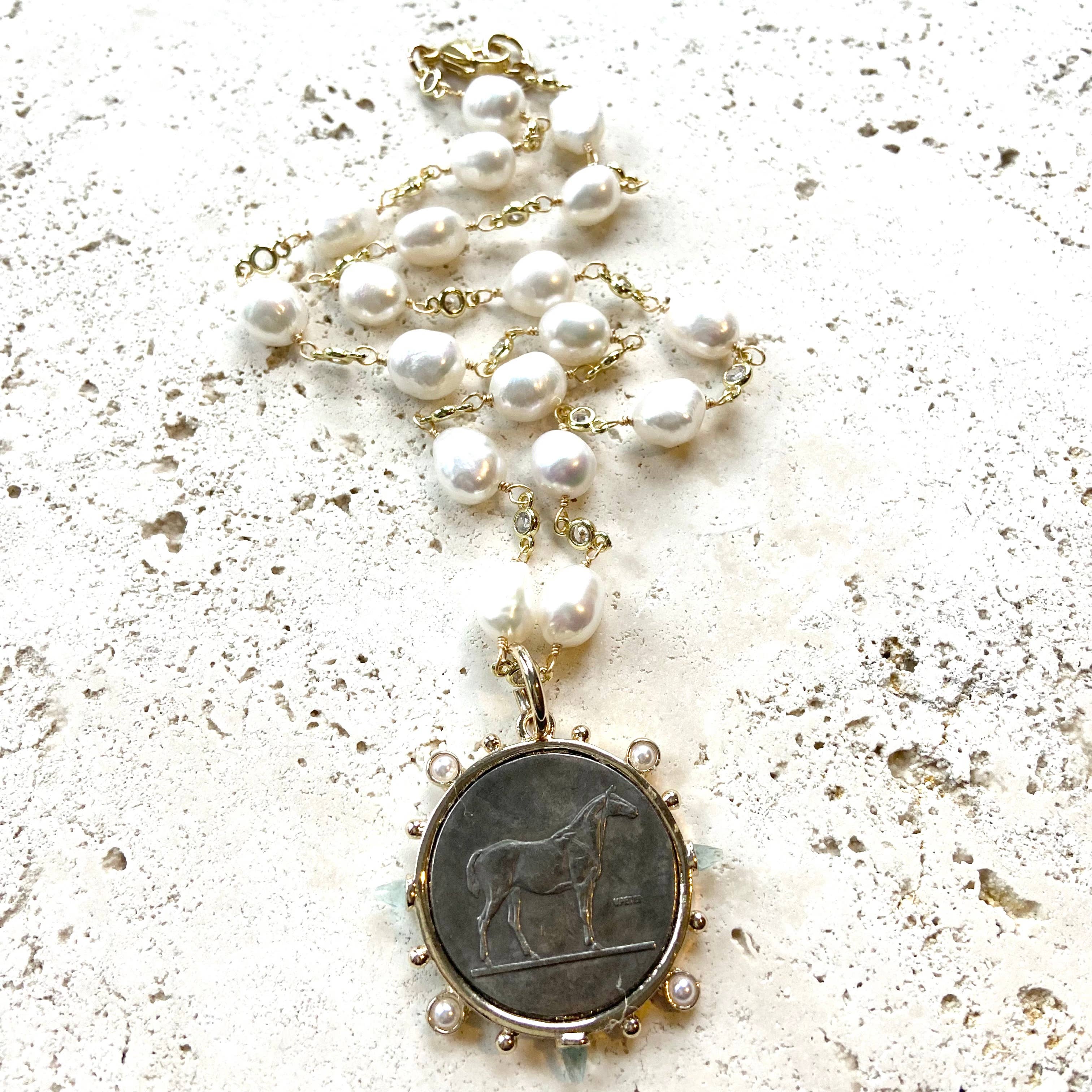 Equestrian horse pendant