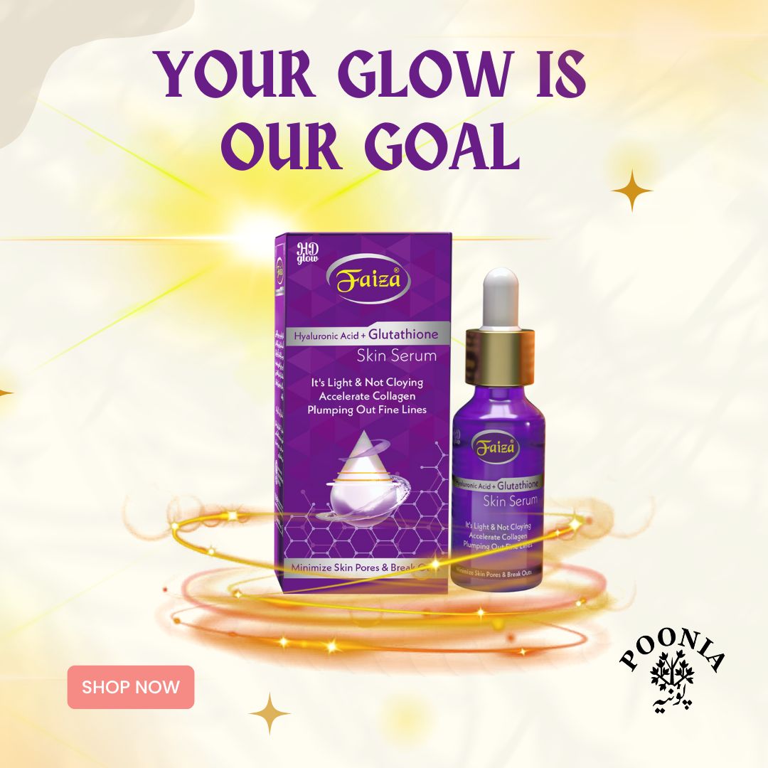 Poonia Brothers �?Faiza Hyaluronic Acid + Glutathione Skin Serum