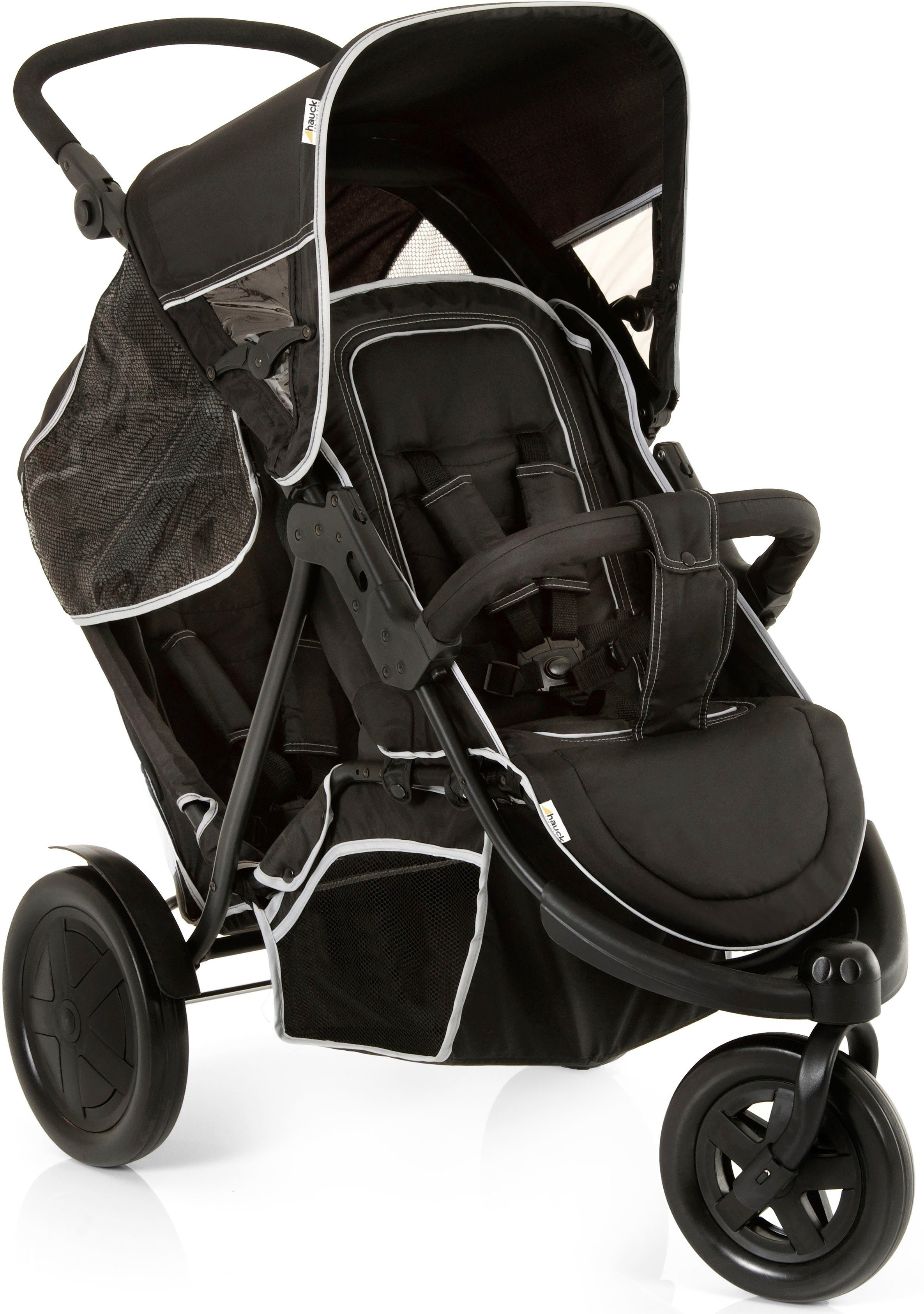 Geschwisterwagen Freerider black