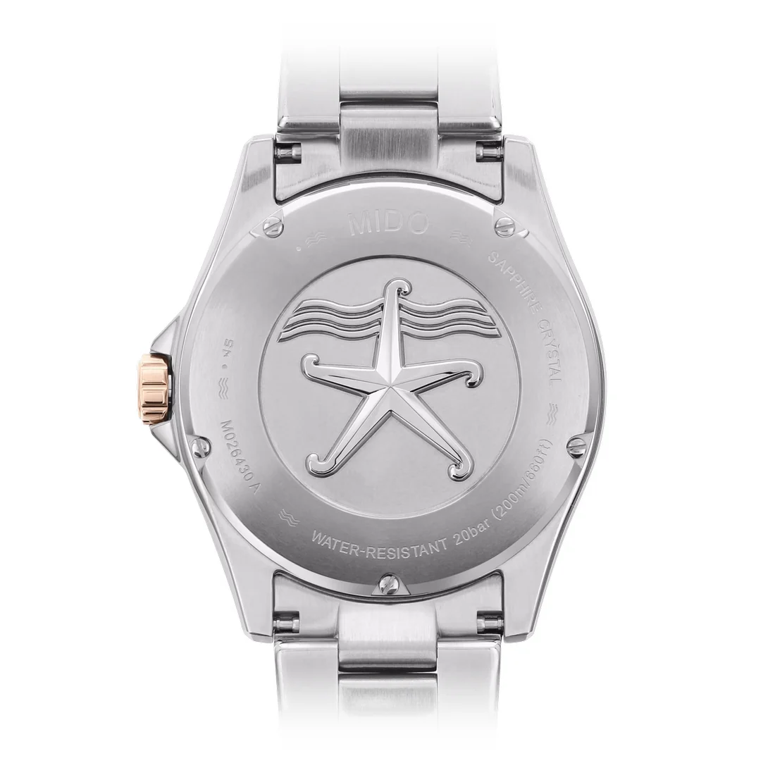 Orologio Mido Ocean Star 200 quadrante nero e acciaio bicolore