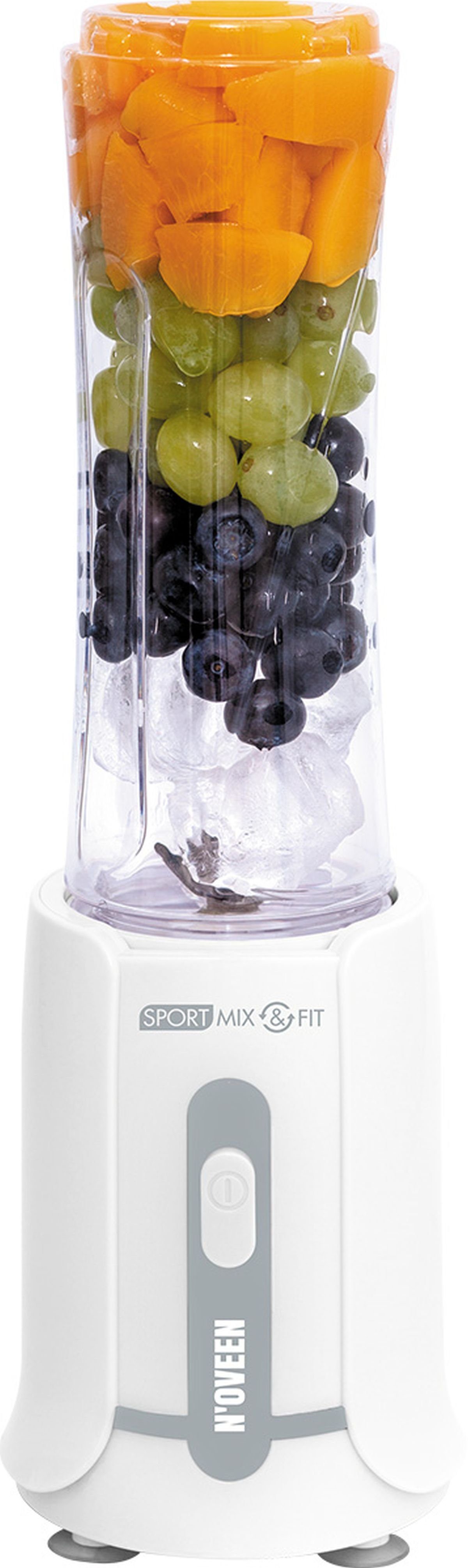 Smoothie-Maker Noveen 300W Sport Mix & Fit Blender, 600ml, Transparent