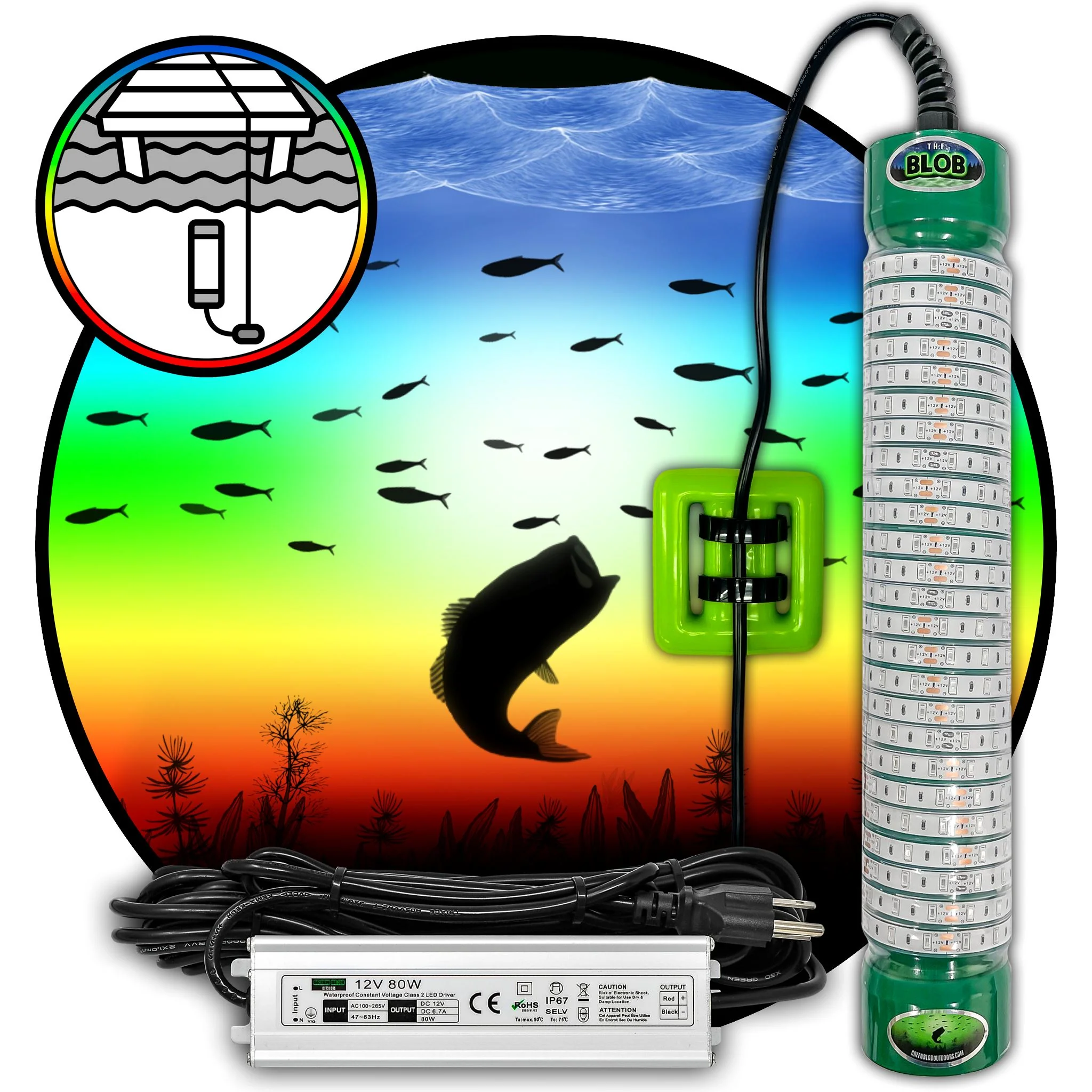 Build Your Blob LED Underwater Fishing Lights