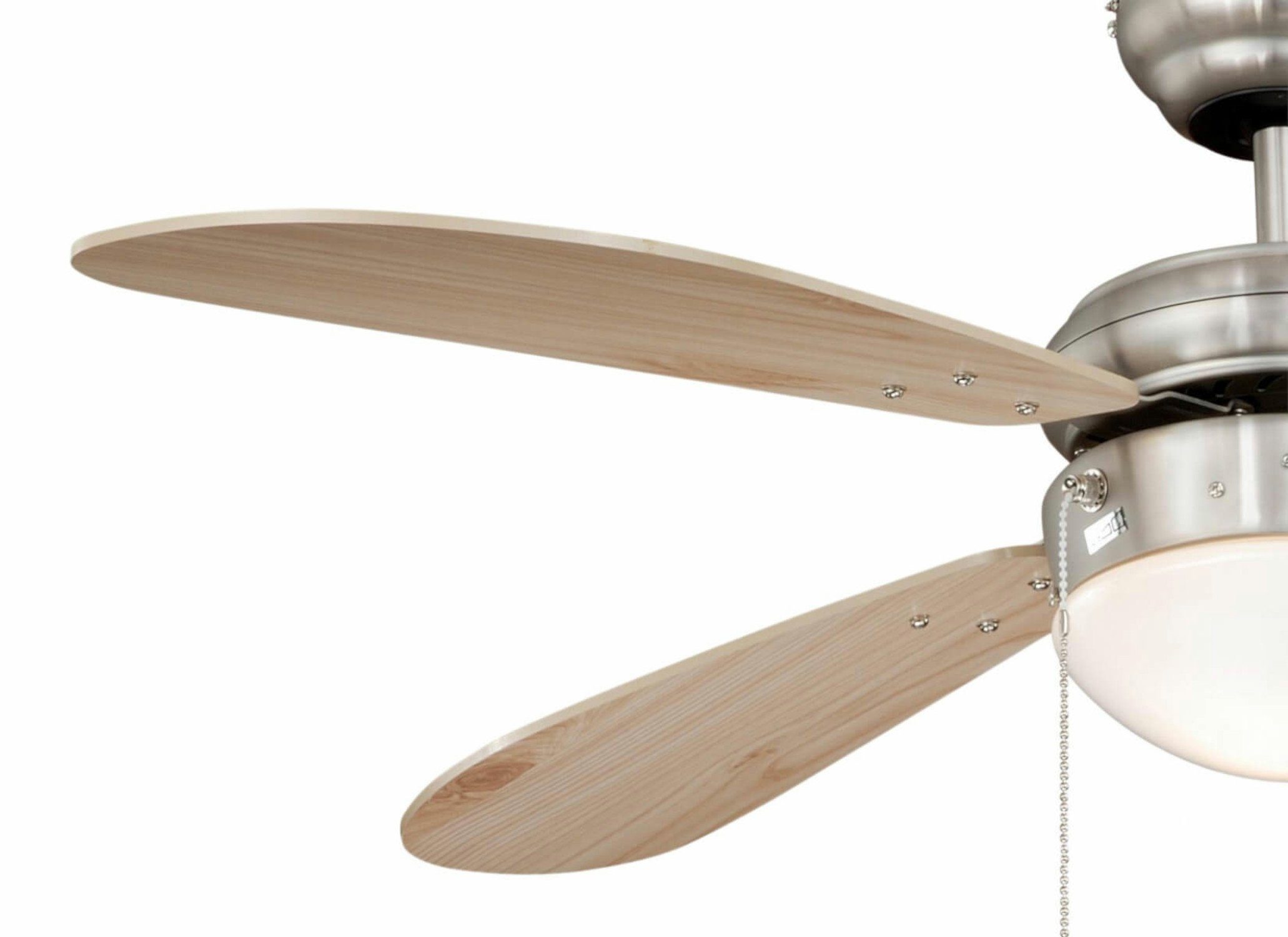 Deckenventilator Deckenventilator Classic 105 cm Nickel / Kiefer