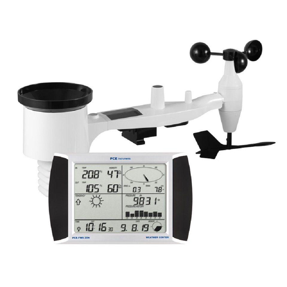 Wetterstation Wetterstation PCE-FWS 20N USB-Datenlogger - Bestimmung Wetterdaten