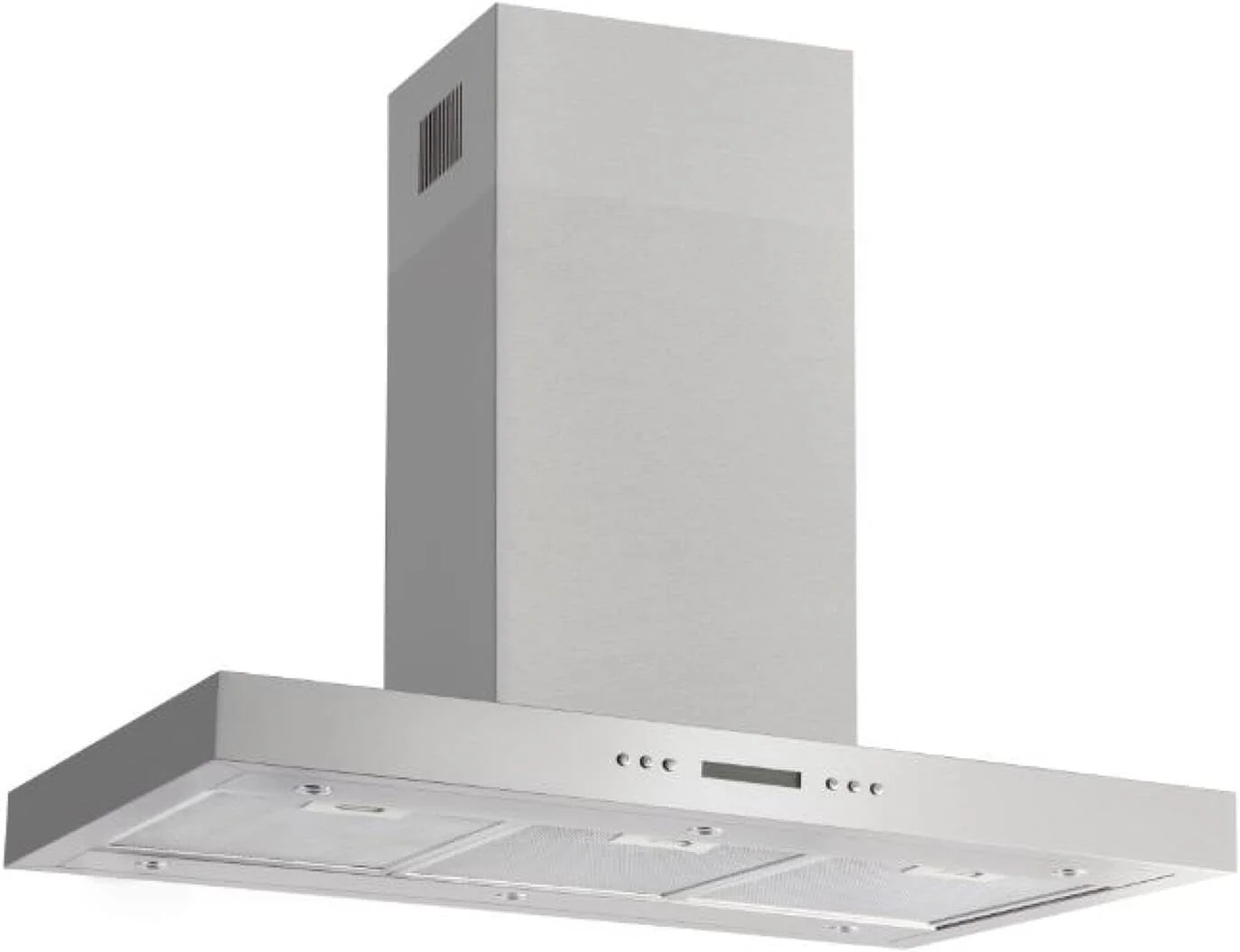 IH Dunstabzugshaube, 90 cm, Silber, 694 610 E Inselhaube, T-Line, Edelstahl, max. Gebläse