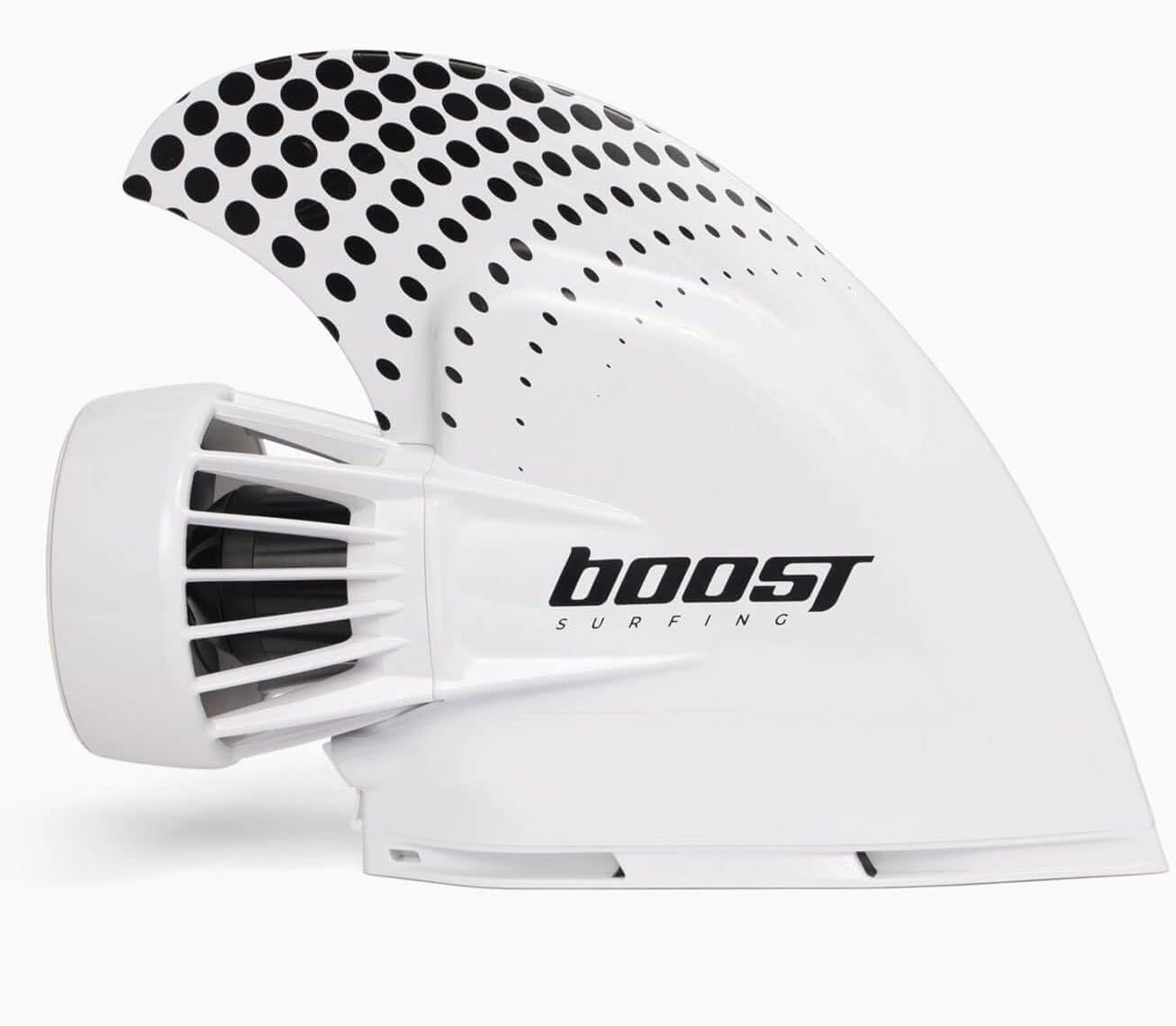 Pinna - Motore elettrico per tavole da surf, SUP e kayak. Pinna elettrica leggera, compatta e incredibilmente resistente con telecomando. (Boost Fin)