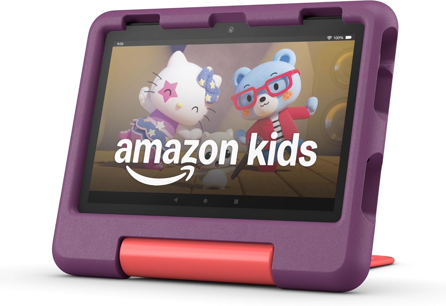 Amazon Fire HD 8 Kids tablet (newest model), ages 3-7. With bright 8" HD screen. Includes ad-free and exclusive content, parental controls and 13-hr battery, 32GB, Grape