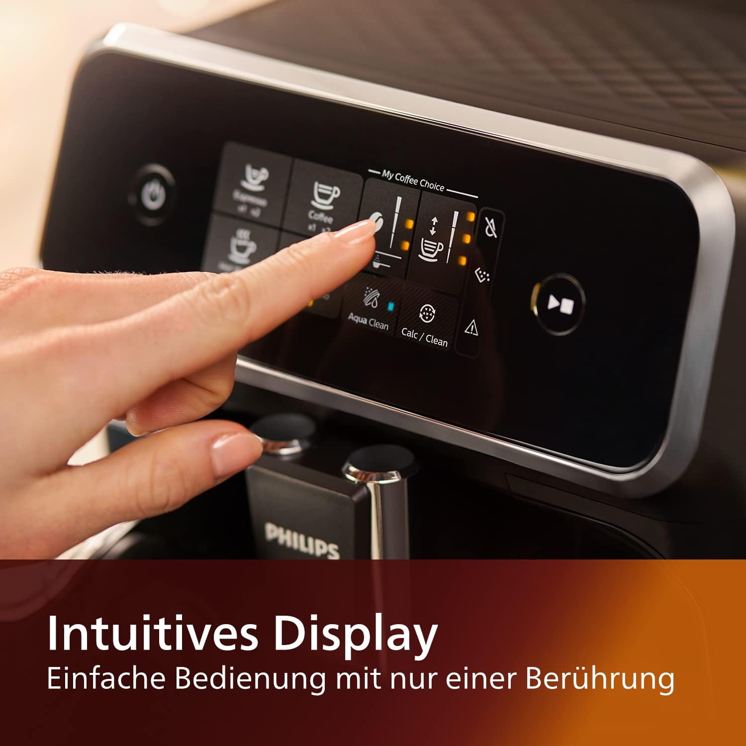 Philips Domestic Appliances 2200 Serie EP2231/40 Kaffeevollautomat, 3 Kaffeespezialitäten (LatteGo Milchsystem) 1500 Watt, 1.8 Liter, 37.1 x 24.6 x 43.4 cm, Klavierlack-schwarz
