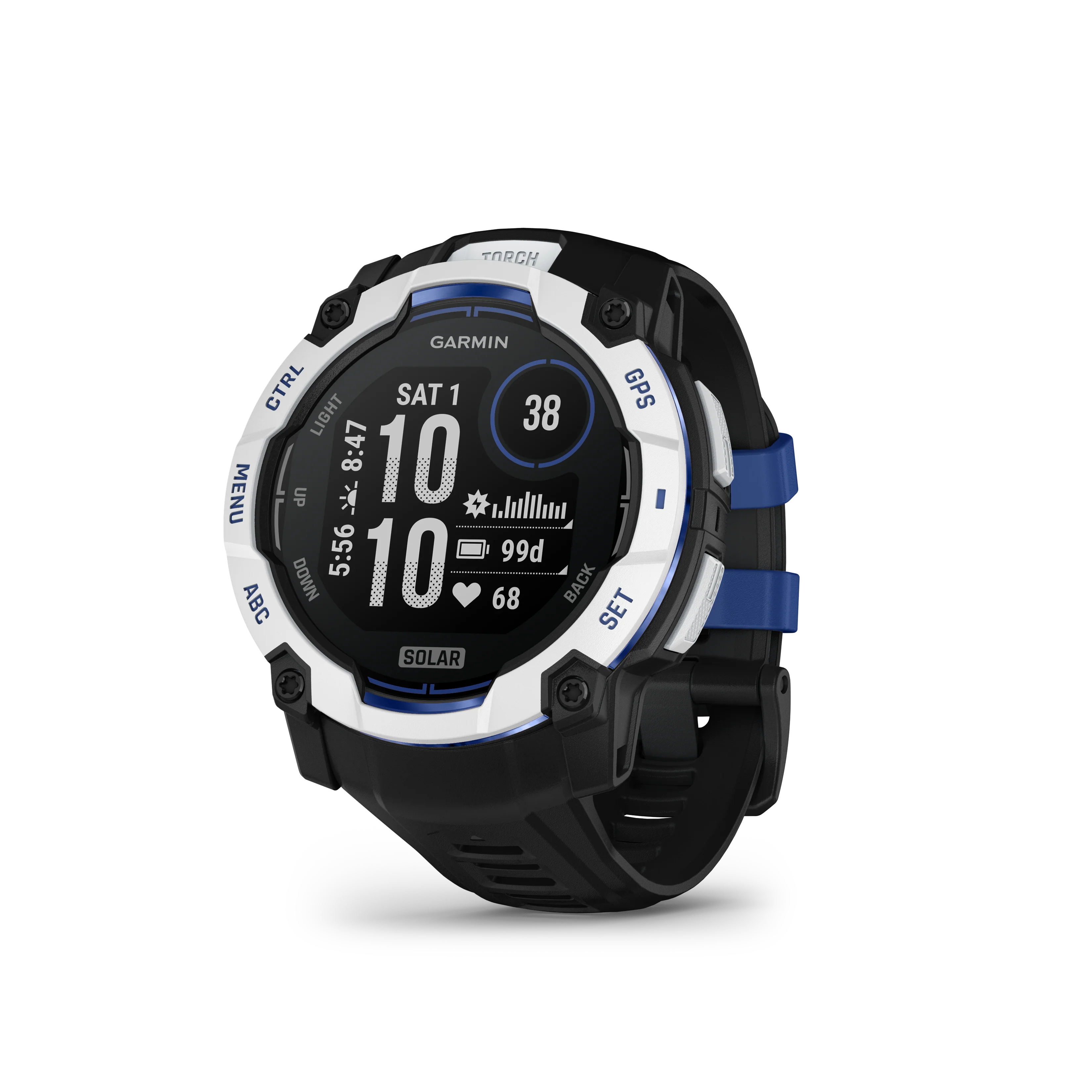 Orologio Garmin Instinct 3 solar 50mm limited 010-02935-03 Whitestone