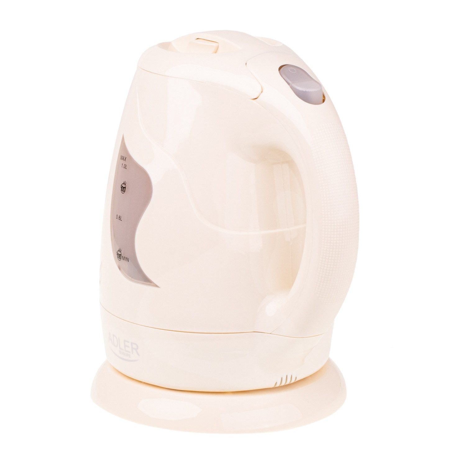 Wasserkocher AD 08 Wasserkocher 850 W - 1 L, 360° drehbar, Beige