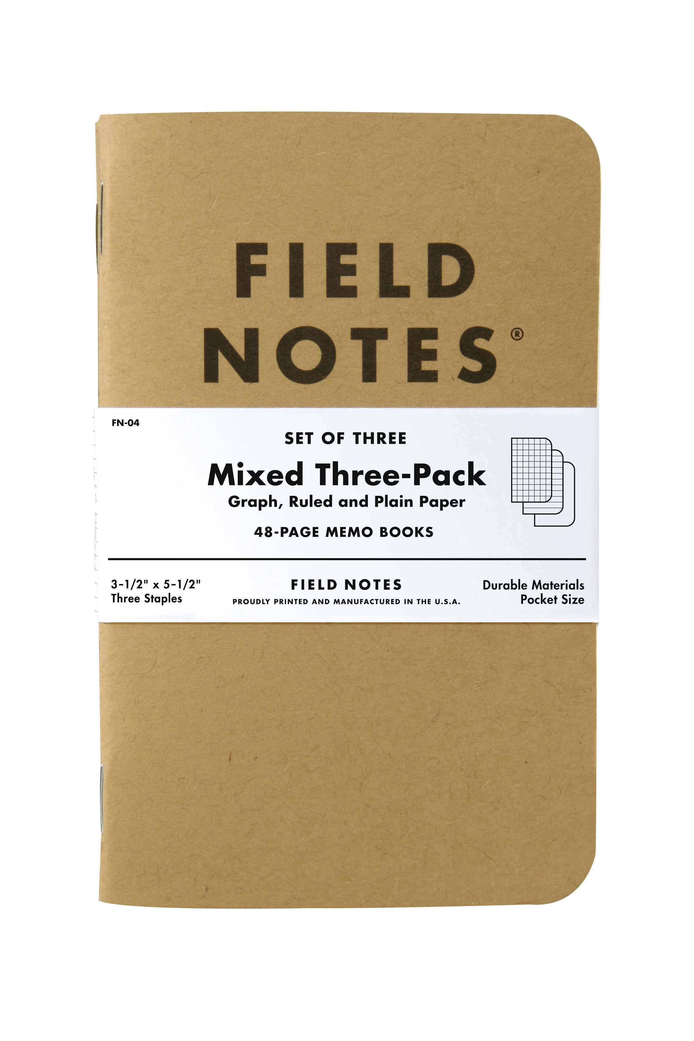 Field Notes - Original Kraft 3-Packs