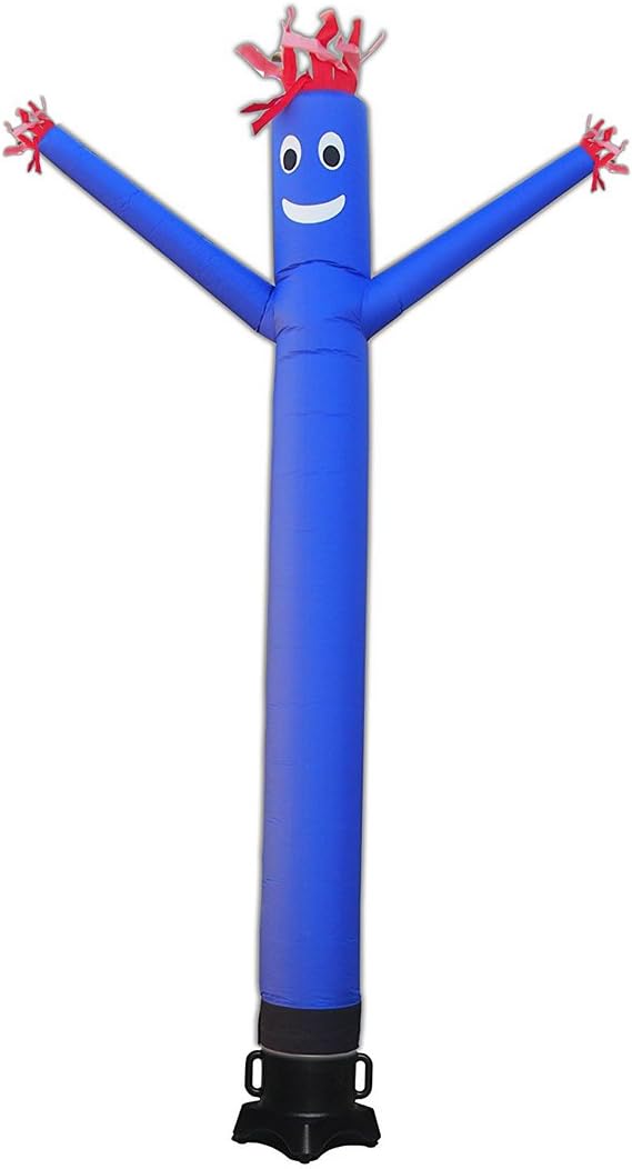 Men's Inflatable Tube Sky Puppet Dancer - Funny Wacky Waving Inflatable Tube Guy for Festival Advertising (Blower Not Included) (Green, 6.1m)