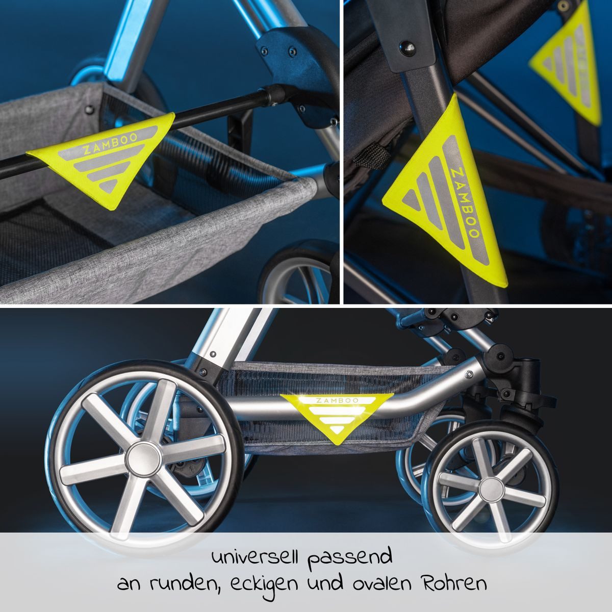 Kinder-Buggy Universal - Gelb