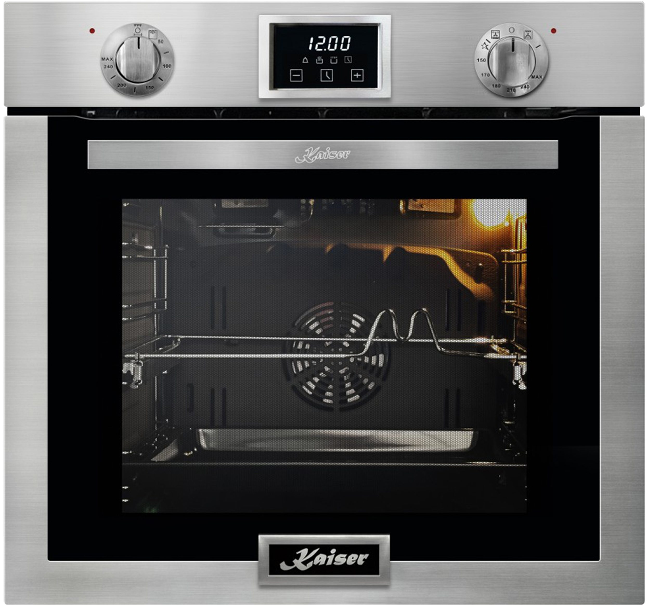 Backofen-Set Herd Set Autark Einbau Gasbackofen Autark, 79L+ GasKochfeld, 60cm,Edelstahl EG 6372+ KG 6364