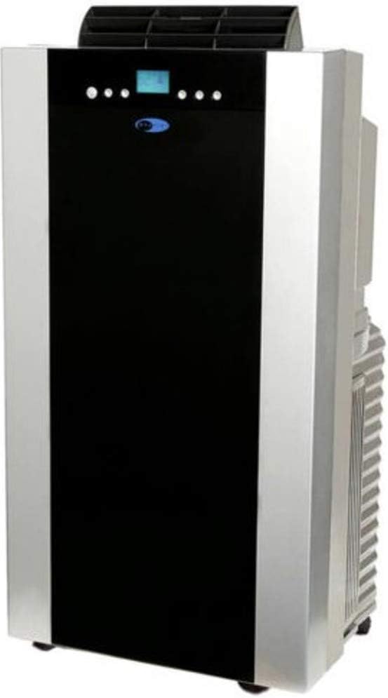 Whynter ARC 14S 14,000 BTU Dual Hose Portable Air Conditioner with Dehumidifier and Fan for Rooms Up to 500 Square Feet, Includes Storage Bag, Platinum/Black, AC Unit Only