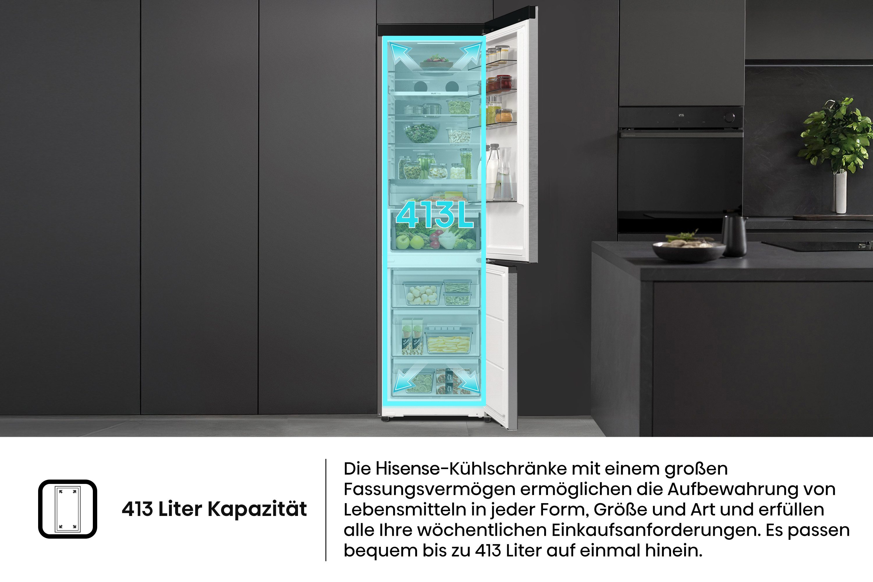 Kühl-/Gefrierkombination RB5P410SACC