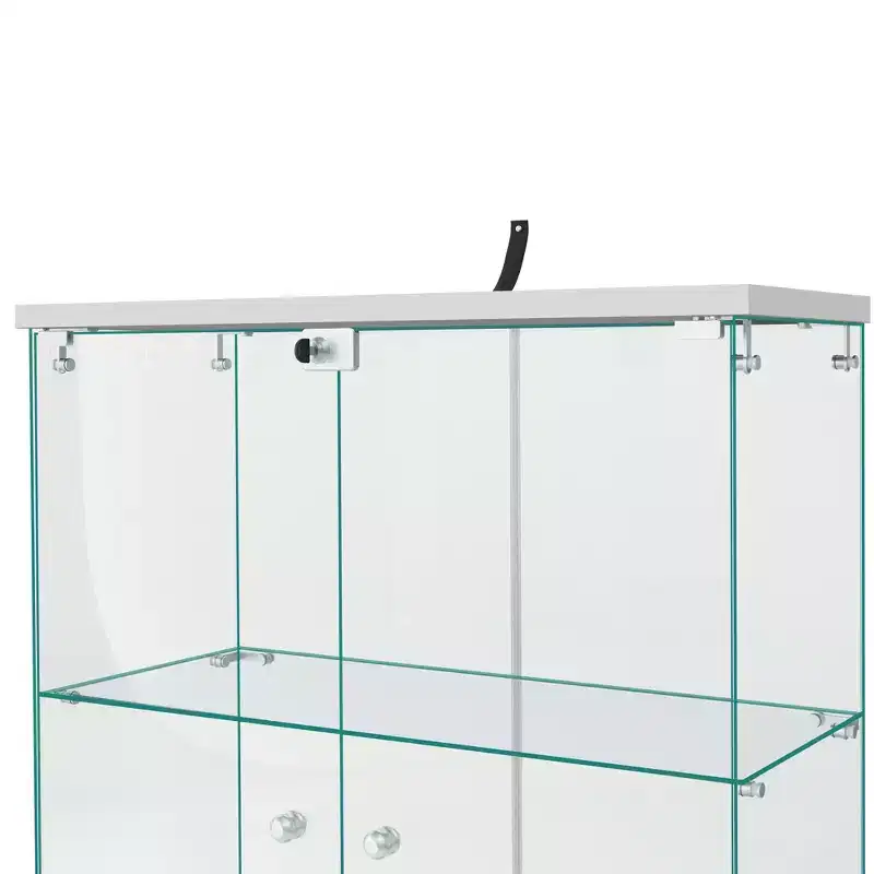 64.5 X 32 Glass Display Cabinet Curio Cabinet with Lock
