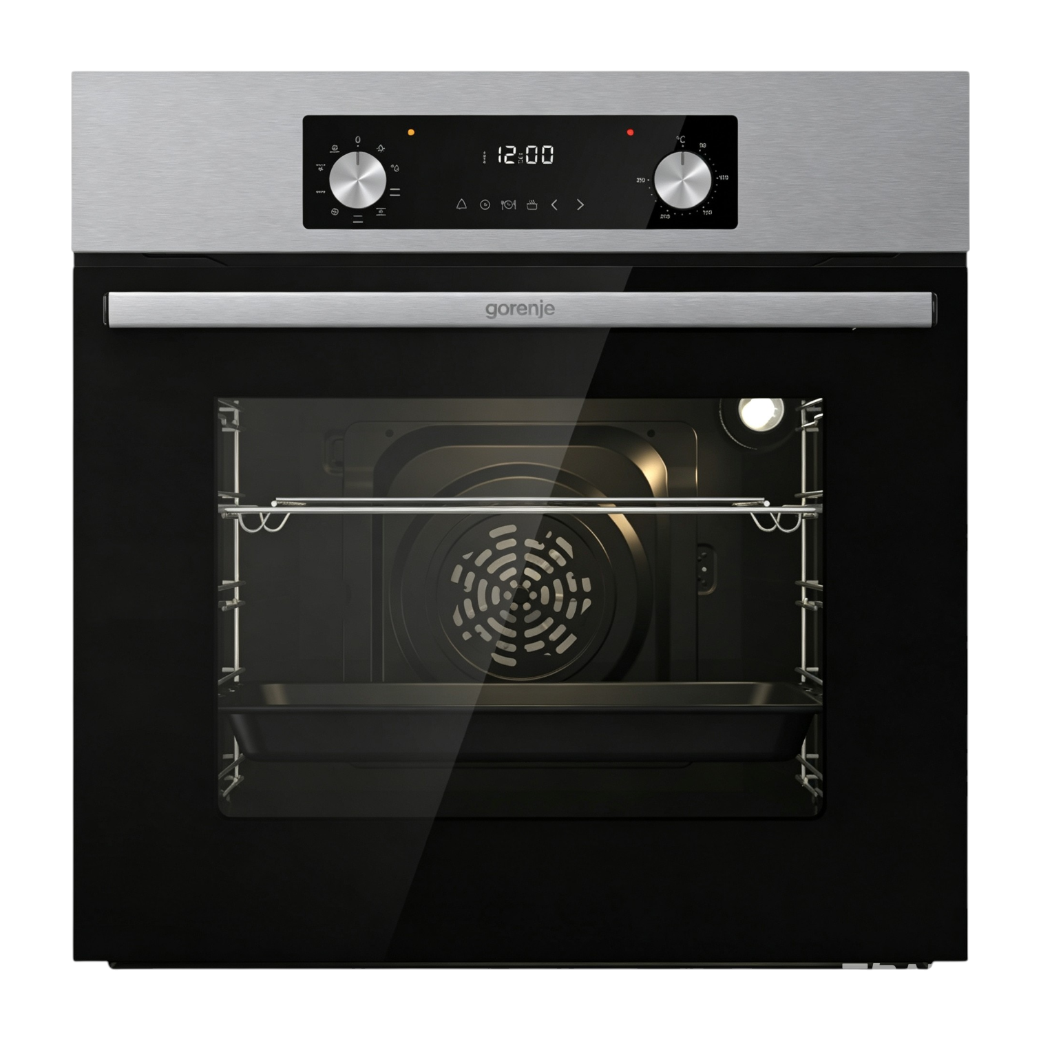Gorenje BOA6737AO1X Einbaubackofen 73 L BigSpace Heißluft 250 Grad EcoClean 2fach verglast 9 Funktionen EEK A