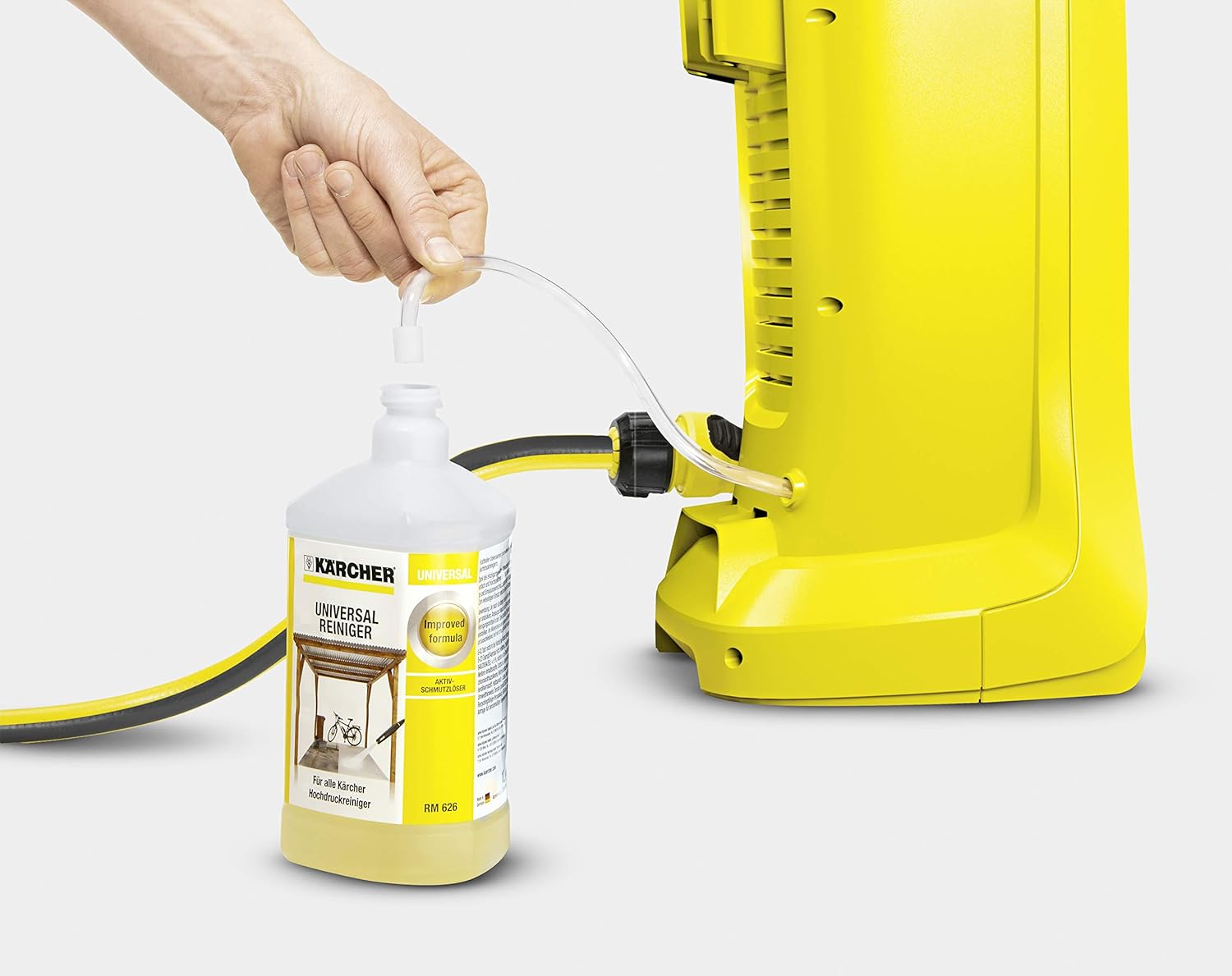 Kärcher 36 V Akku-Hochdruckreiniger K 2 Battery, Druck: 110 bar, 1-fach Strahlrohr, Dreckfräser, Gartenschlauchanschluss A3/4, Gewicht: 4,5 kg, verwendbar mit dem Kärcher 36-V-Akku, ohne Akku