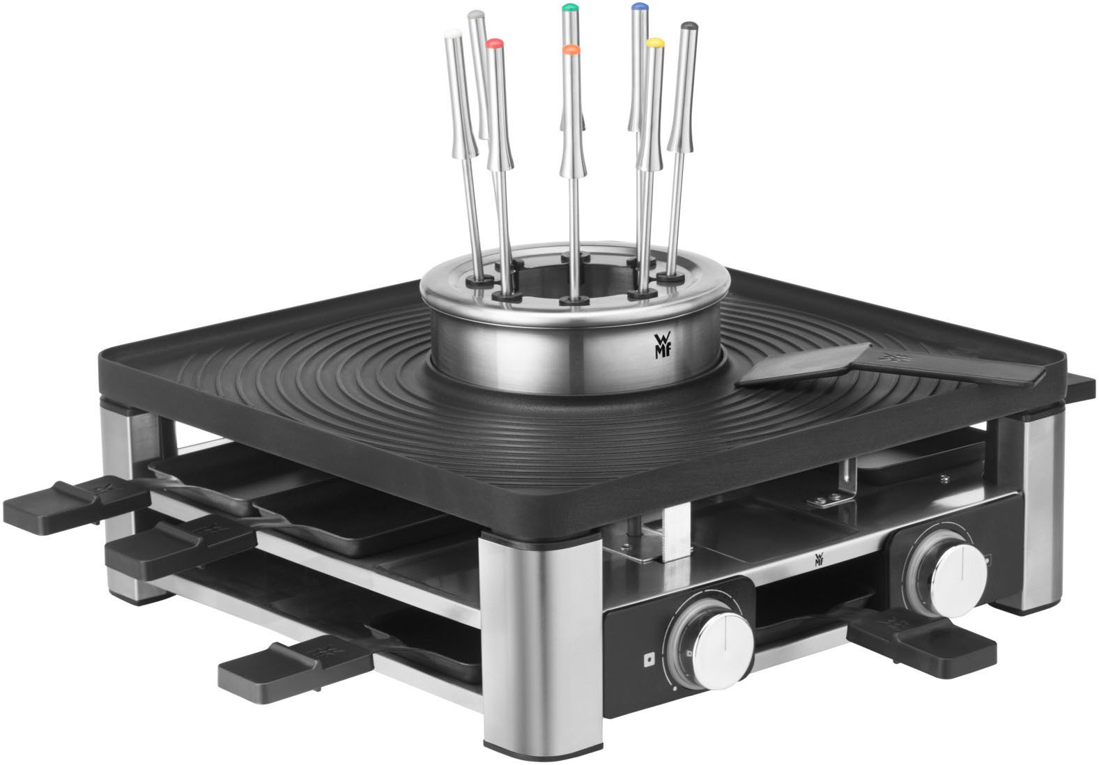 Raclette Lumero Gourmet Station 3-in-1, Raclette, Fondue und Indoor-Grill