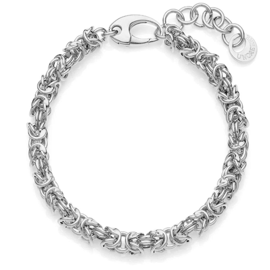 Bracciale Unoaerre argento 6335 maglia bizantina