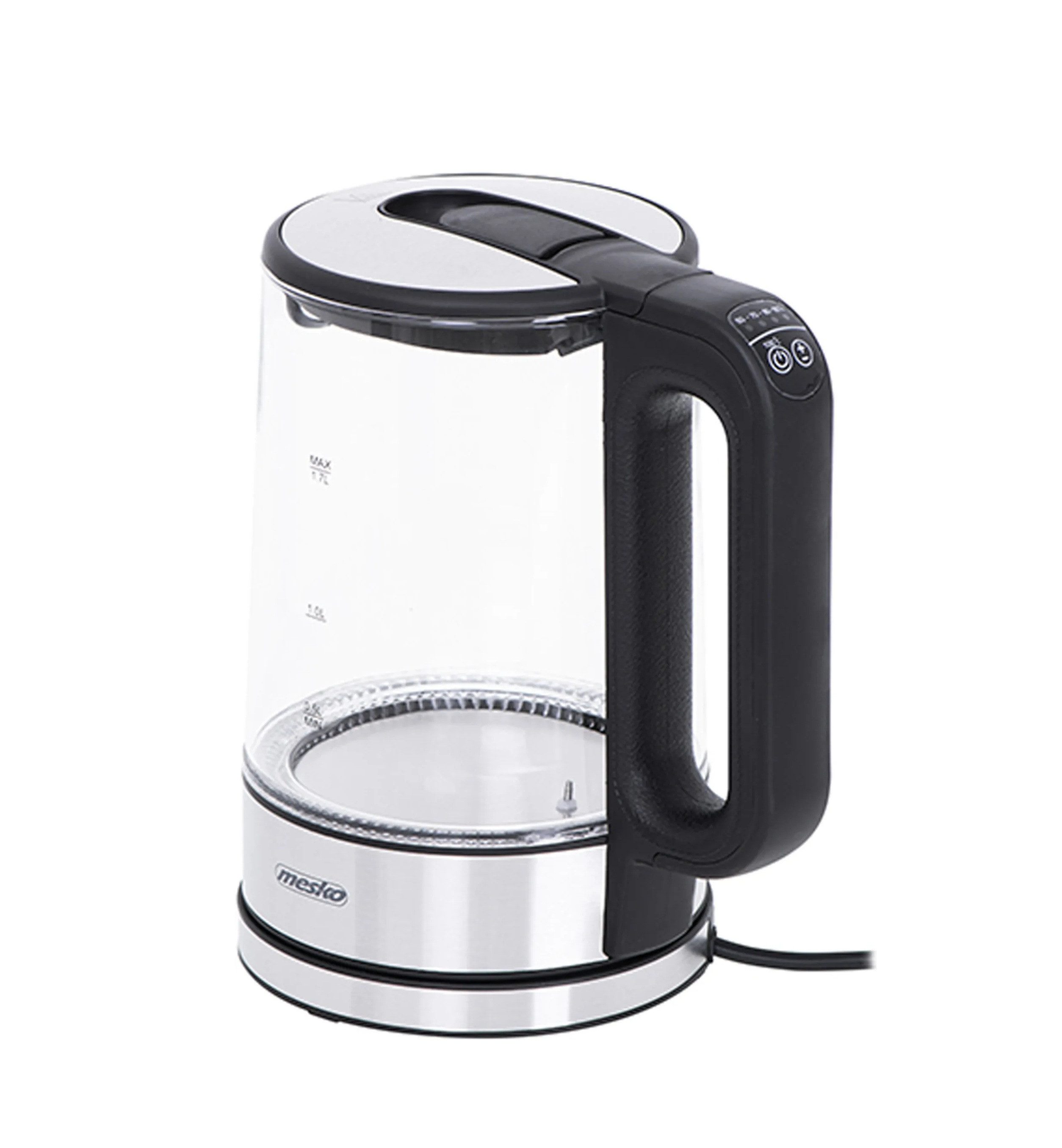 Wasserkocher MS 1301 1,7 L - 2200 W mit Temperaturregelung & Warmhaltefunktion
