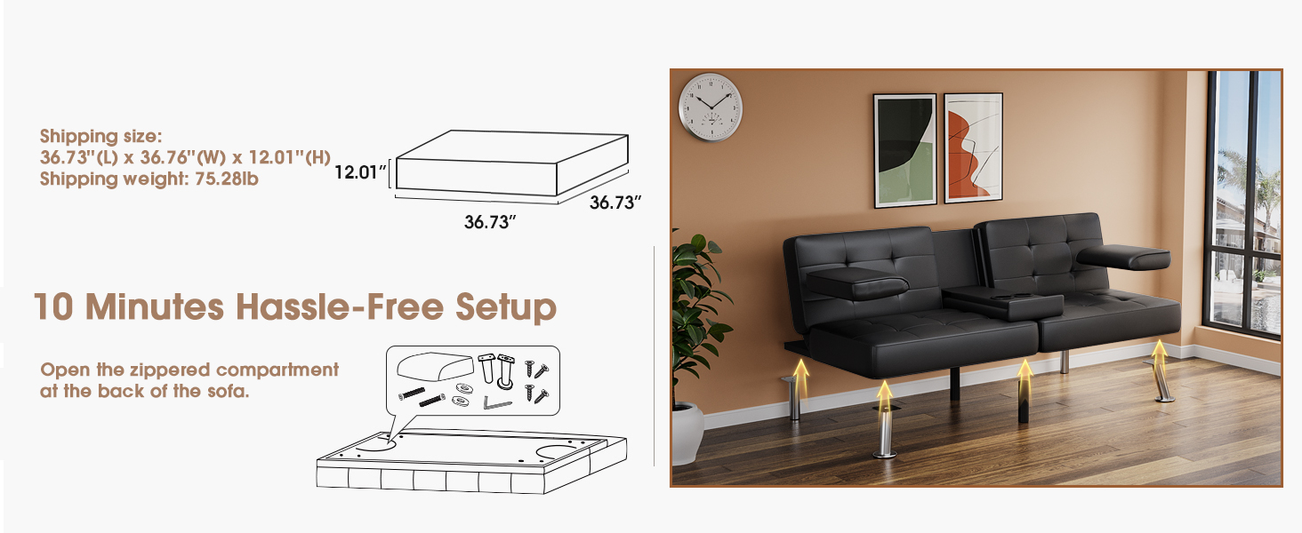 Futon Easy Installation