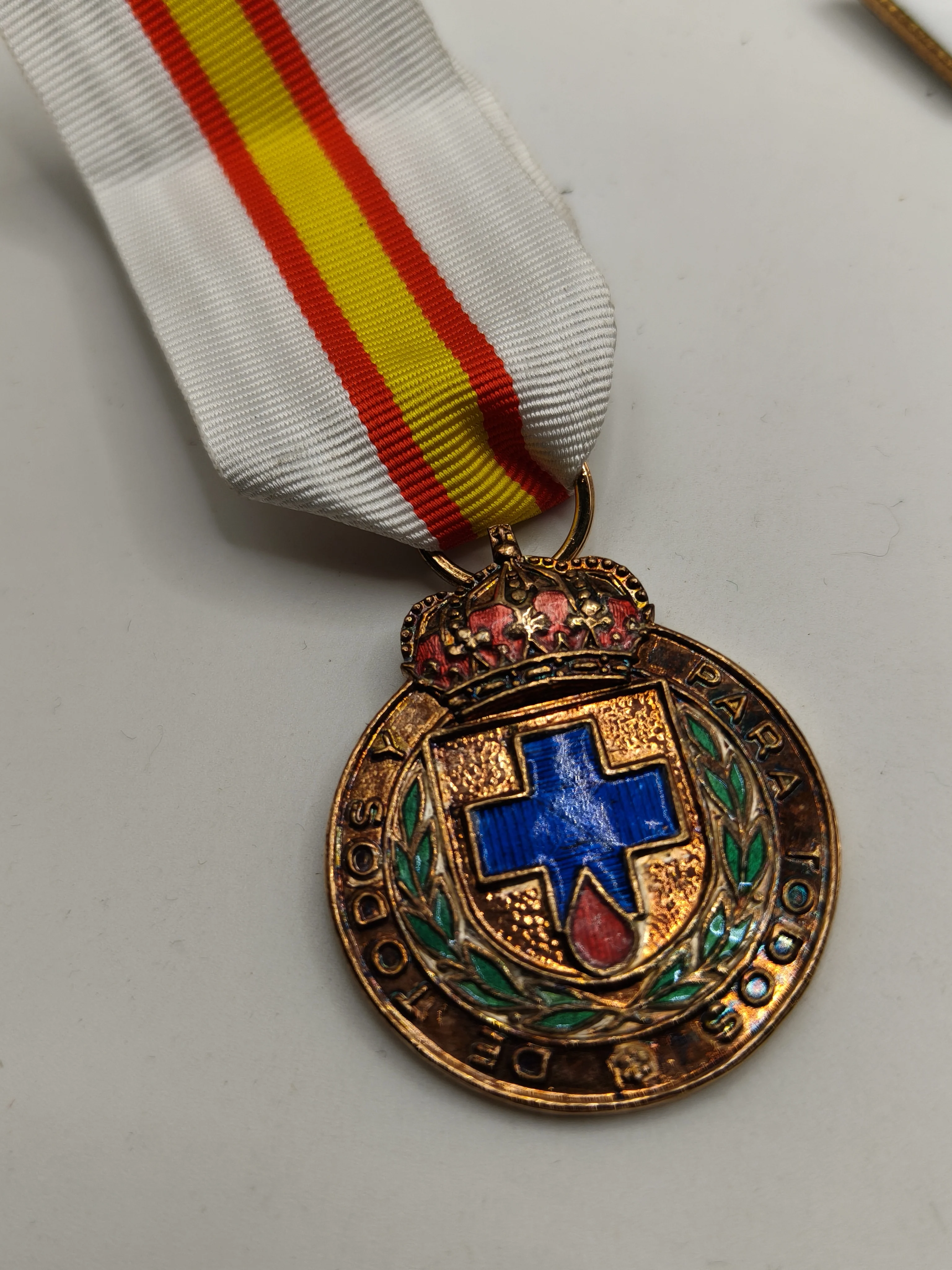 Medalla hermandad de donantes de sangre