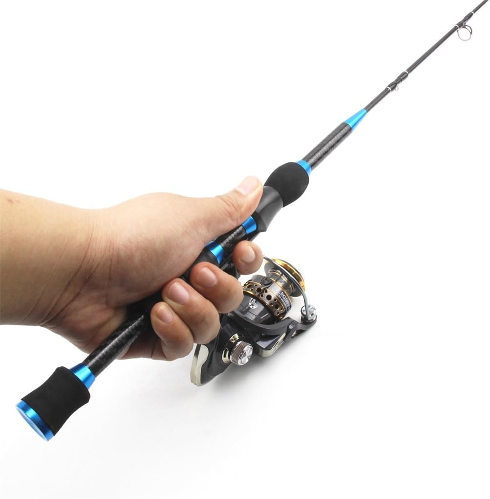 65 cm superharte Eis-Angelrute für große Fische, Eisangeln, Winter-Angelrute, Lager, Angelzubehör-Set