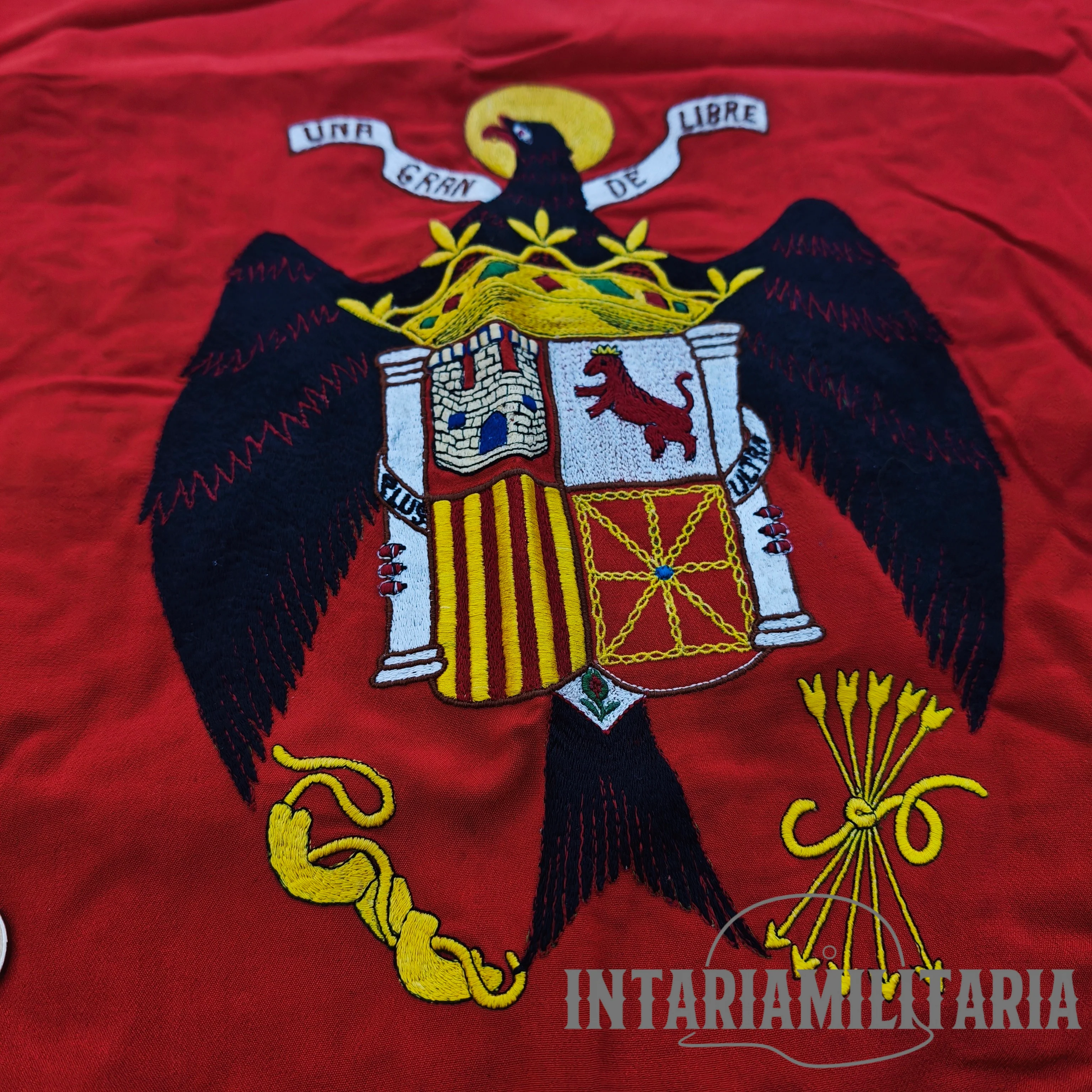Bandera tercer batall��n 1 compa?��a de infanter��a. Guerra Civil Espa?ola