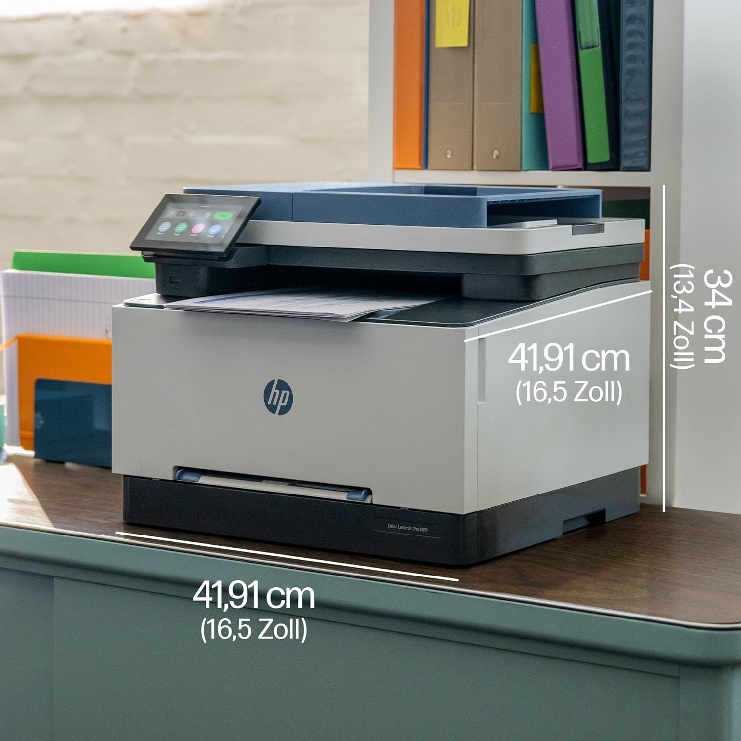 HP Color LaserJet Pro MFP 3302fdwg Multifunktions-Farblaserdrucker, Fax, Automatischer beidseitiger Druck, Touchscreen, Wi-Fi, Ethernet, USB, HP Wolf Pro Security