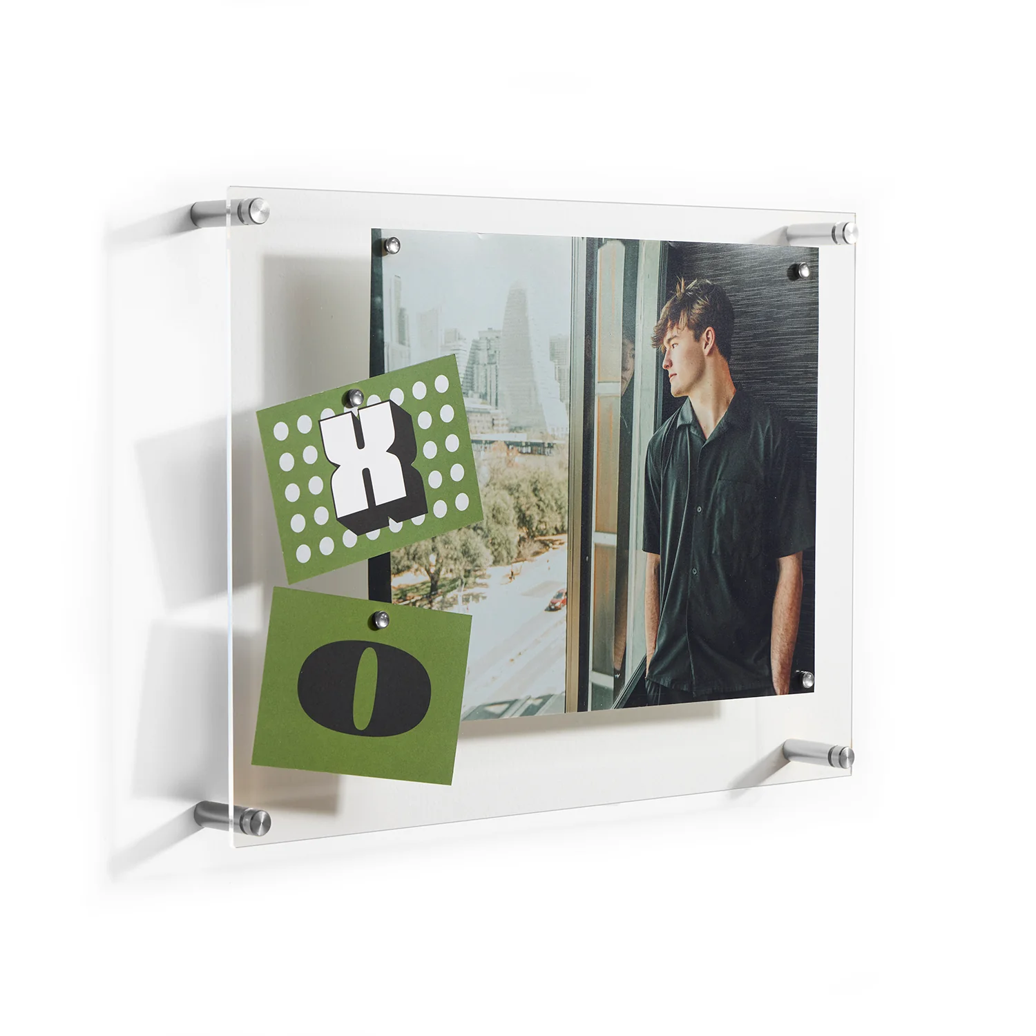 Triple Combo Gallery Wall: Set of 3 Acrylic Memo Boards + Magnets