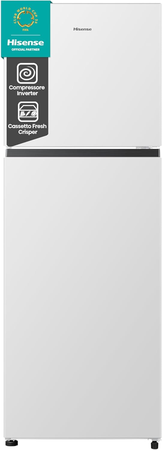 Hisense MTM55205E Frigorifero Doppia Porta a Libera Installazione Modello 2023, 206 L, Bianco