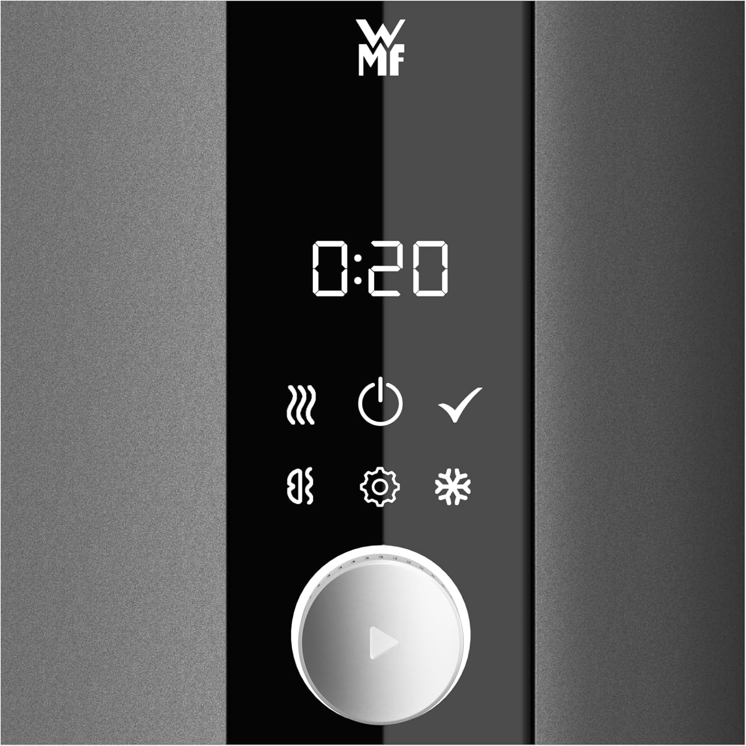 WMF Master Toaster Langschlitz motorisiert, Toaster 2 Scheiben, XXL-Toast, automatische Brotzentrierung, Check-Up Funktion, 980 W Toaster, Touch Bedienfeld, LED-Lichtleiste, Toster edelstahl matt