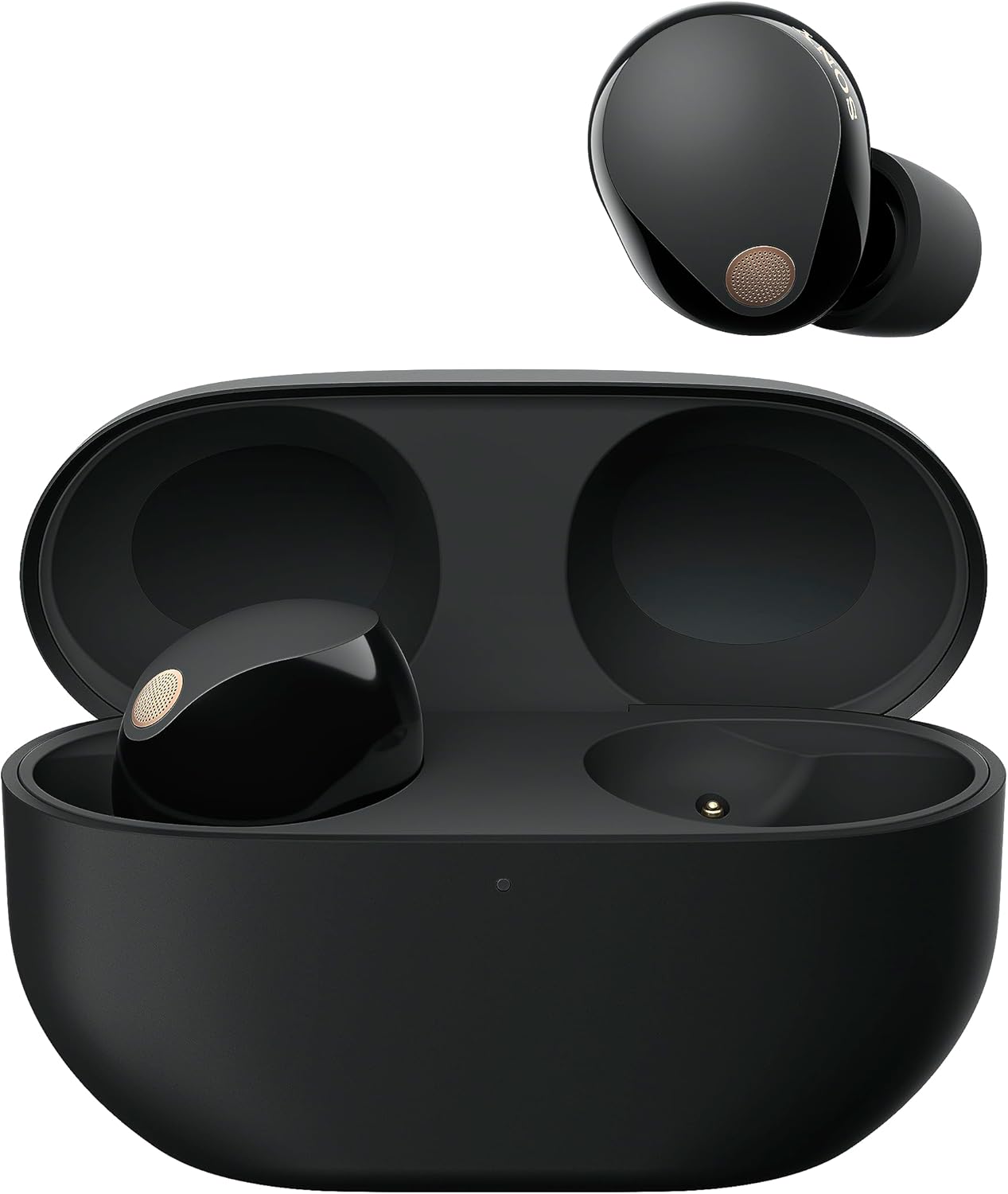 WF-1000XM5 Cuffie Wireless con Noise Cancelling, Bluetooth, Cuffie In-Ear con Microfono, Fino a 24 ore di durata a batteria e Ricarica Rapida, IPX4, Funziona con iOS e Android -Nero