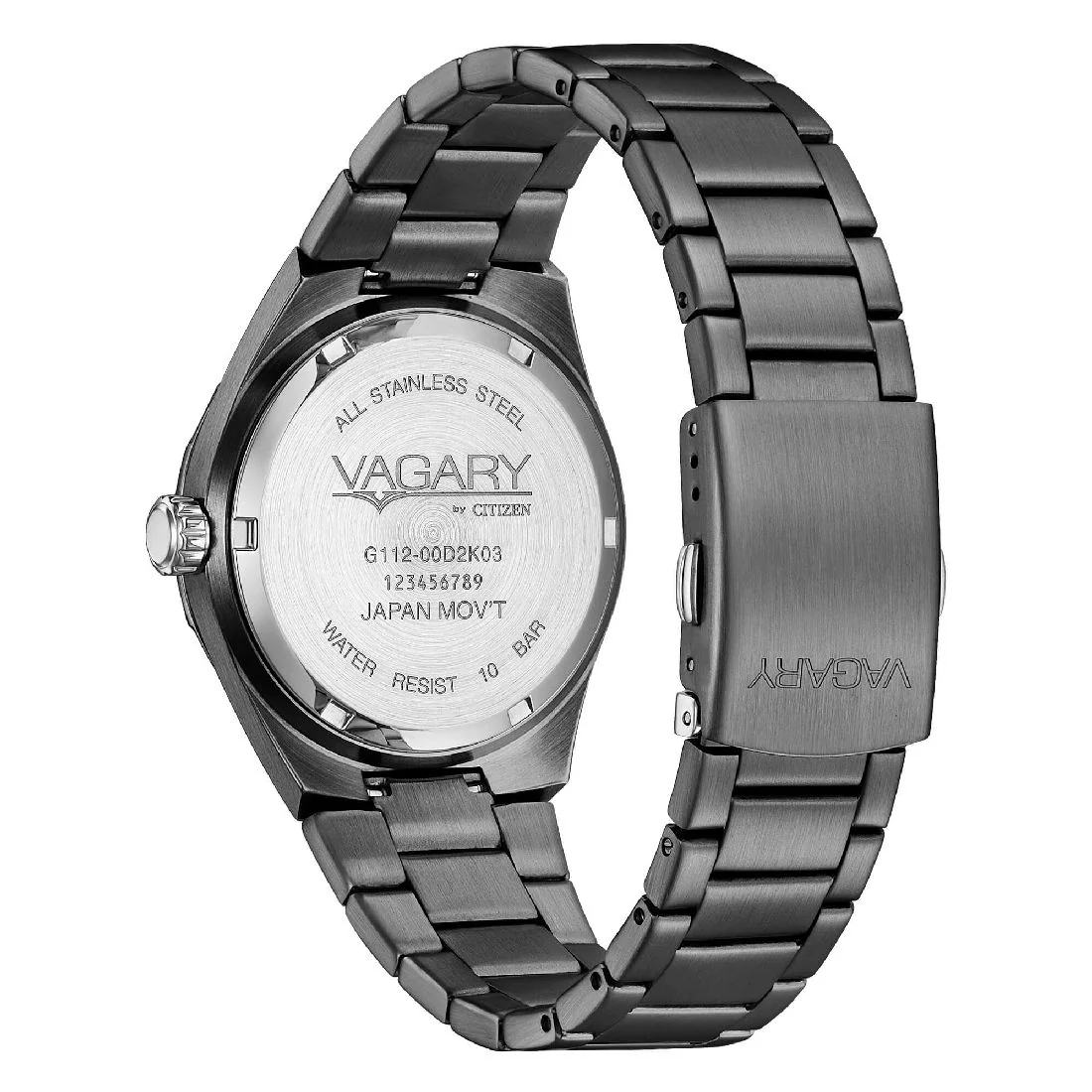 Orologio Vagary Aqua39 trattato IP nero quadrante nero IB9-506-61