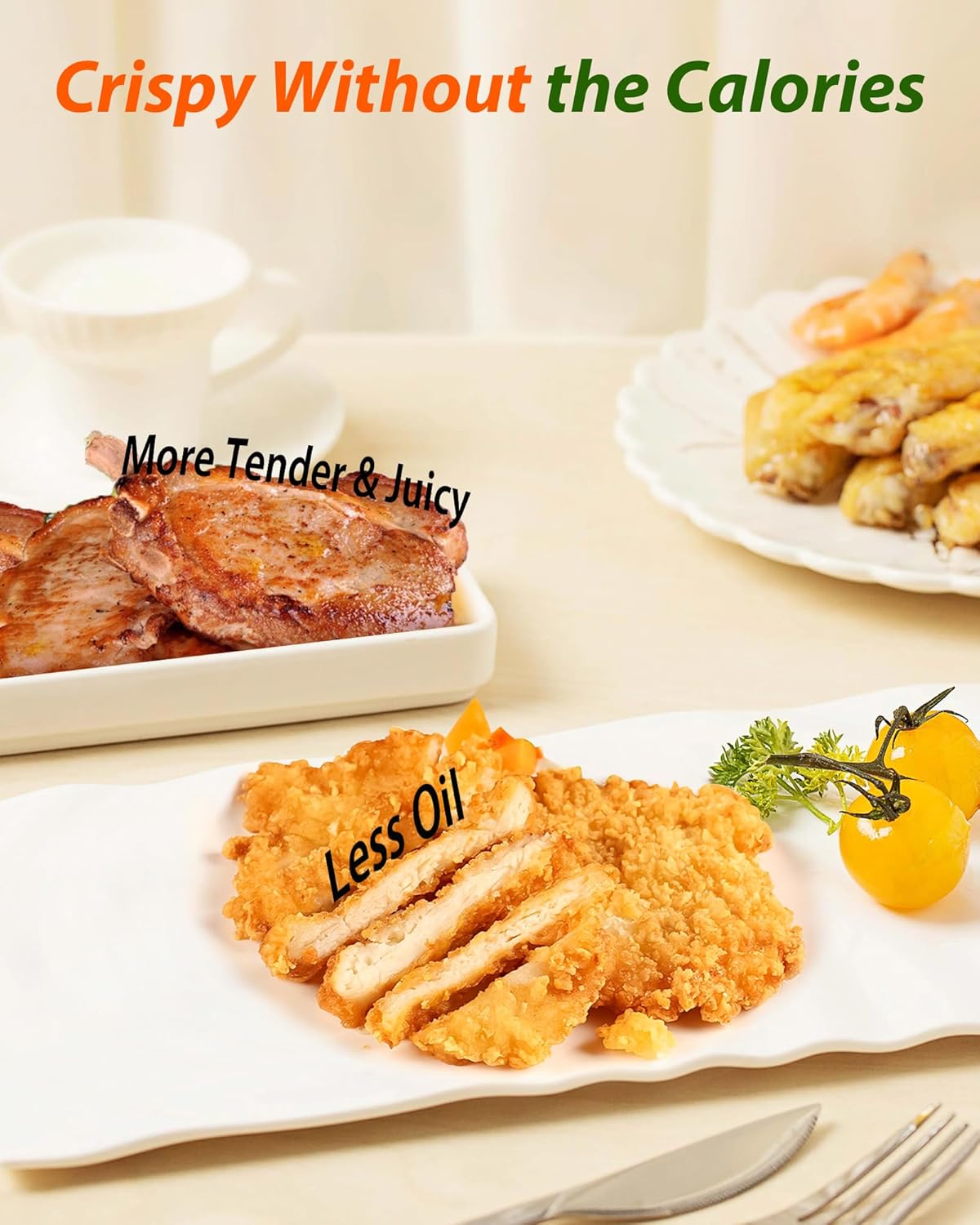 Nuwave Oven Pro Plus Friggitrice ad aria, piano cottura a infrarossi, convezione avanzata 2024, senza sbrinamento o preriscaldamento, cottura fresca o congelata, cupola di alimentazione durevole, 100